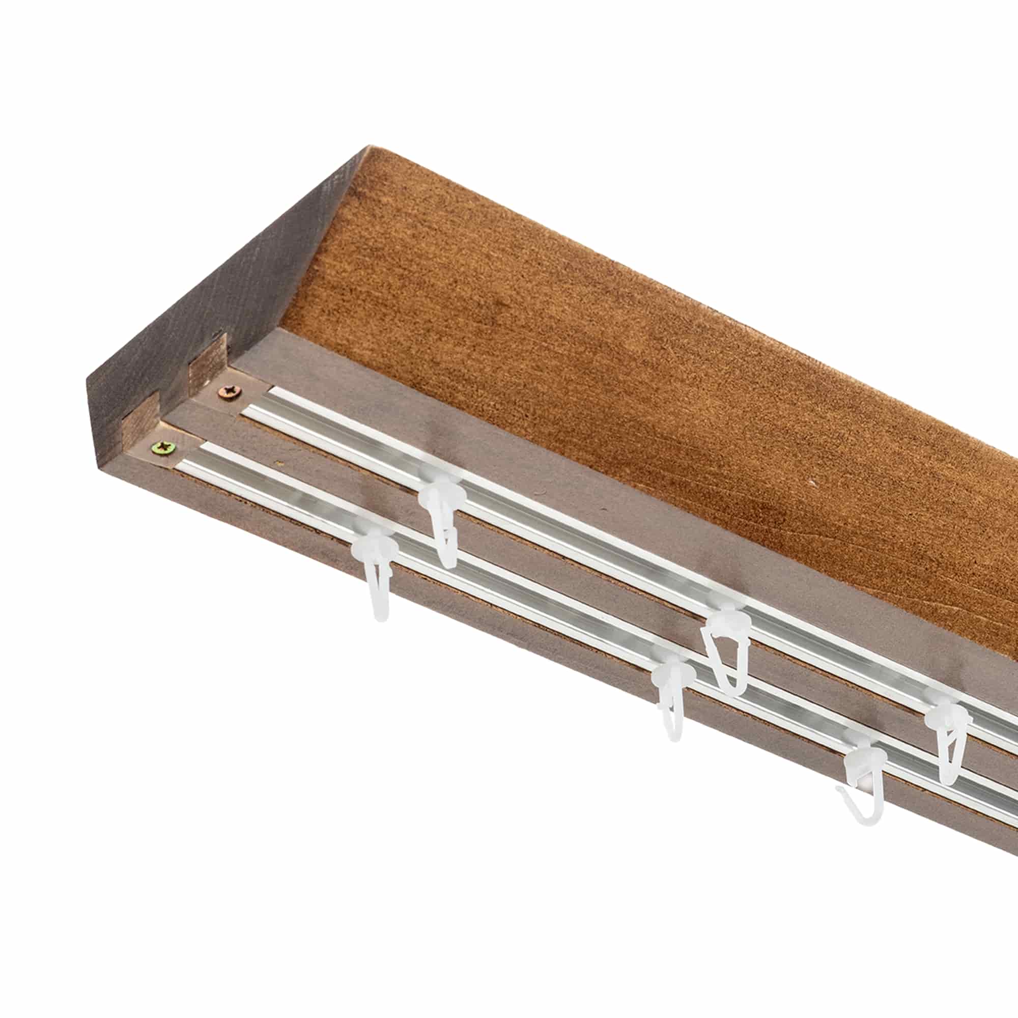 Prémium kétsoros fa karnis, falra vagy mennyezetre, alumíniumsínnel Knauern stejar Prémium kétsoros fa karnis, falra vagy mennyezetre, alumíniumsínnel Knauern Tölgy