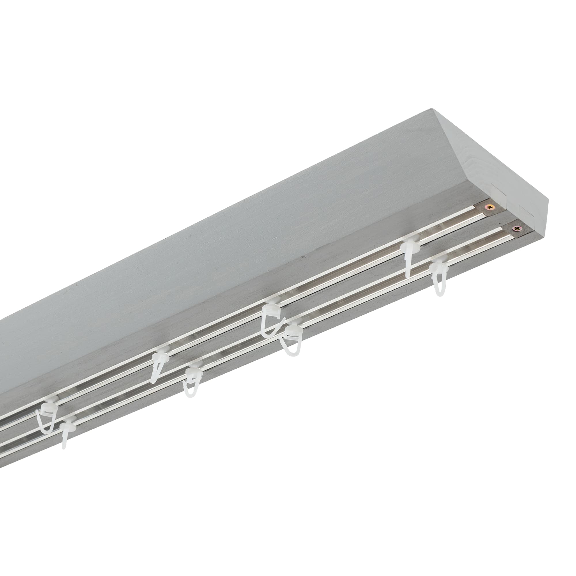 Prémium kétsoros fa karnis, falra vagy mennyezetre, alumíniumsínnel Knauern gri_fereastra Prémium kétsoros fa karnis, falra vagy mennyezetre, alumíniumsínnel Knauern Gri_fereastra