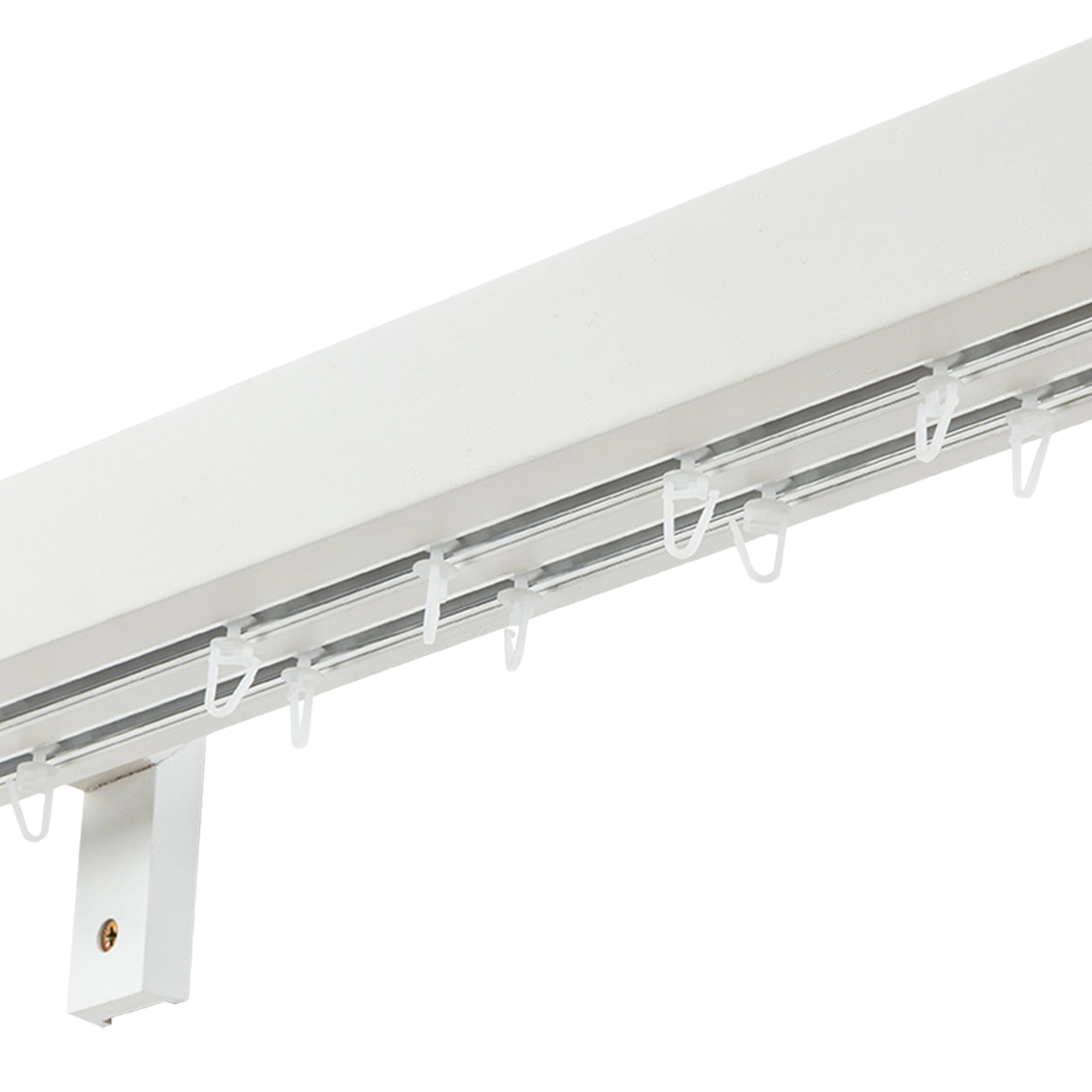 Prémium kétsoros fa karnis, falra vagy mennyezetre, alumíniumsínnel Knauern alb Prémium kétsoros fa karnis, falra vagy mennyezetre, alumíniumsínnel Knauern Fehér