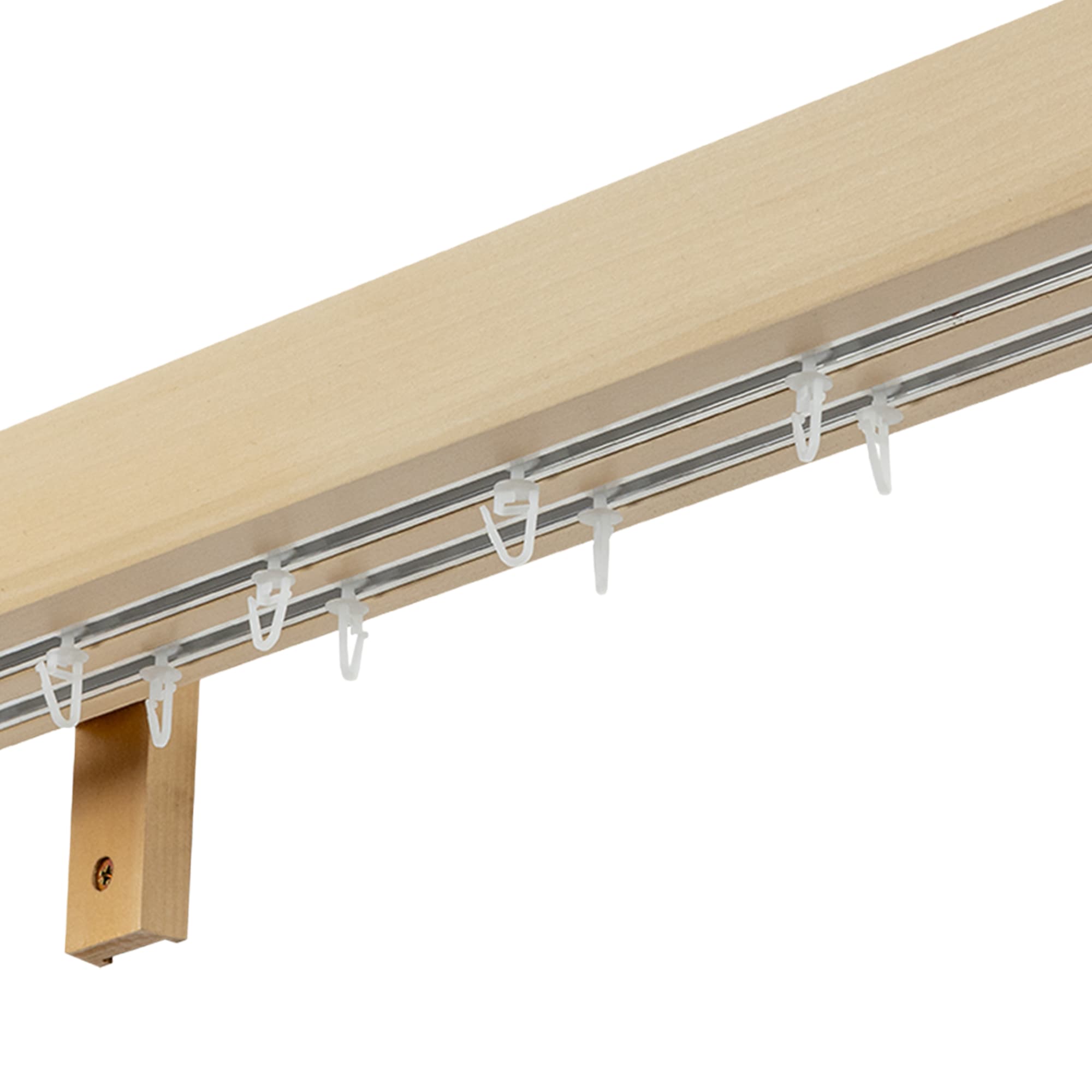 Prémium kétsoros fa karnis, falra vagy mennyezetre, alumíniumsínnel Knauern natur Prémium kétsoros fa karnis, falra vagy mennyezetre, alumíniumsínnel Knauern Natúr