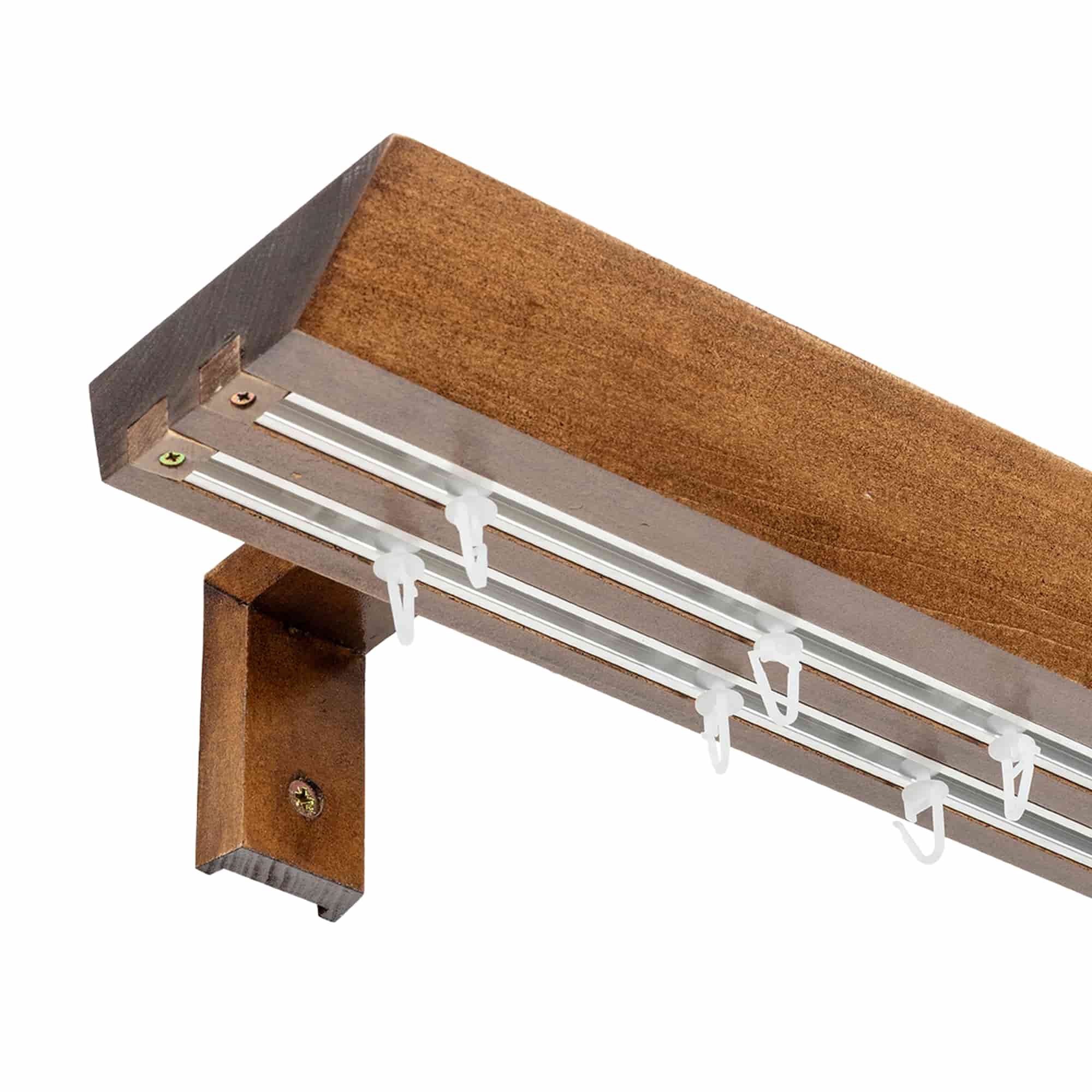 Prémium kétsoros fa karnis, falra vagy mennyezetre, alumíniumsínnel Knauern stejar Prémium kétsoros fa karnis, falra vagy mennyezetre, alumíniumsínnel Knauern Tölgy