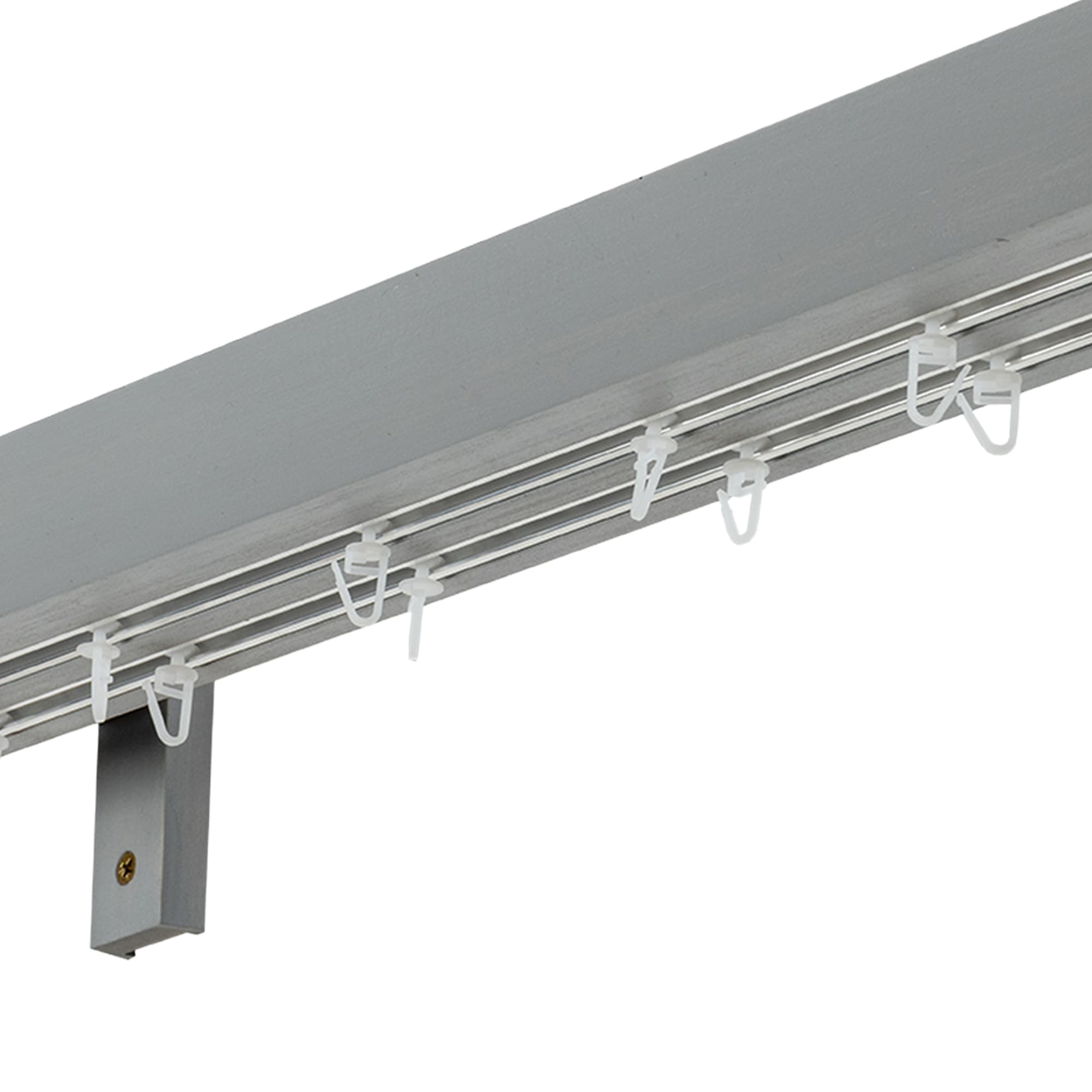 Prémium kétsoros fa karnis, falra vagy mennyezetre, alumíniumsínnel Knauern gri_fereastra Prémium kétsoros fa karnis, falra vagy mennyezetre, alumíniumsínnel Knauern Gri_fereastra