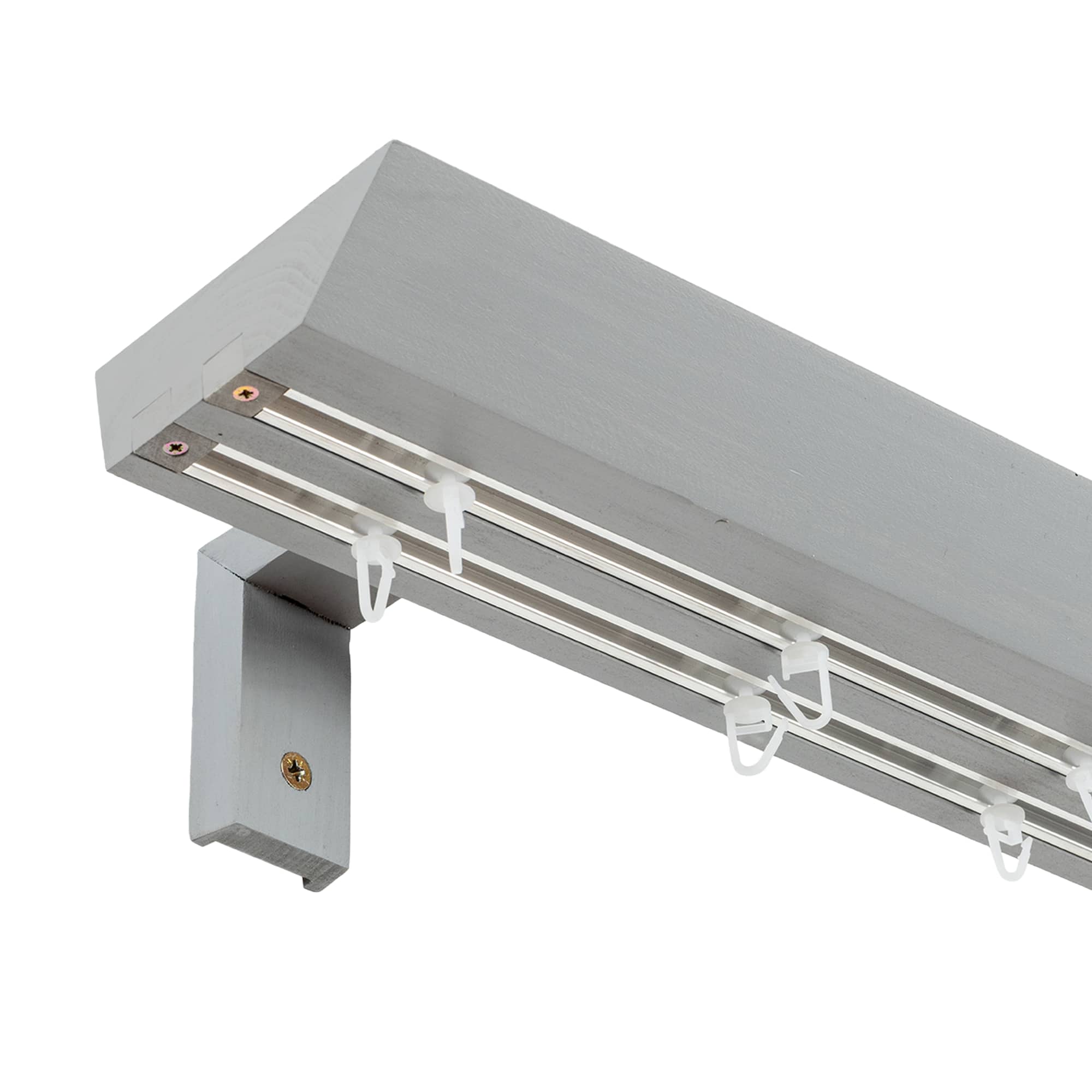 Prémium kétsoros fa karnis, falra vagy mennyezetre, alumíniumsínnel Knauern gri_fereastra Prémium kétsoros fa karnis, falra vagy mennyezetre, alumíniumsínnel Knauern Gri_fereastra