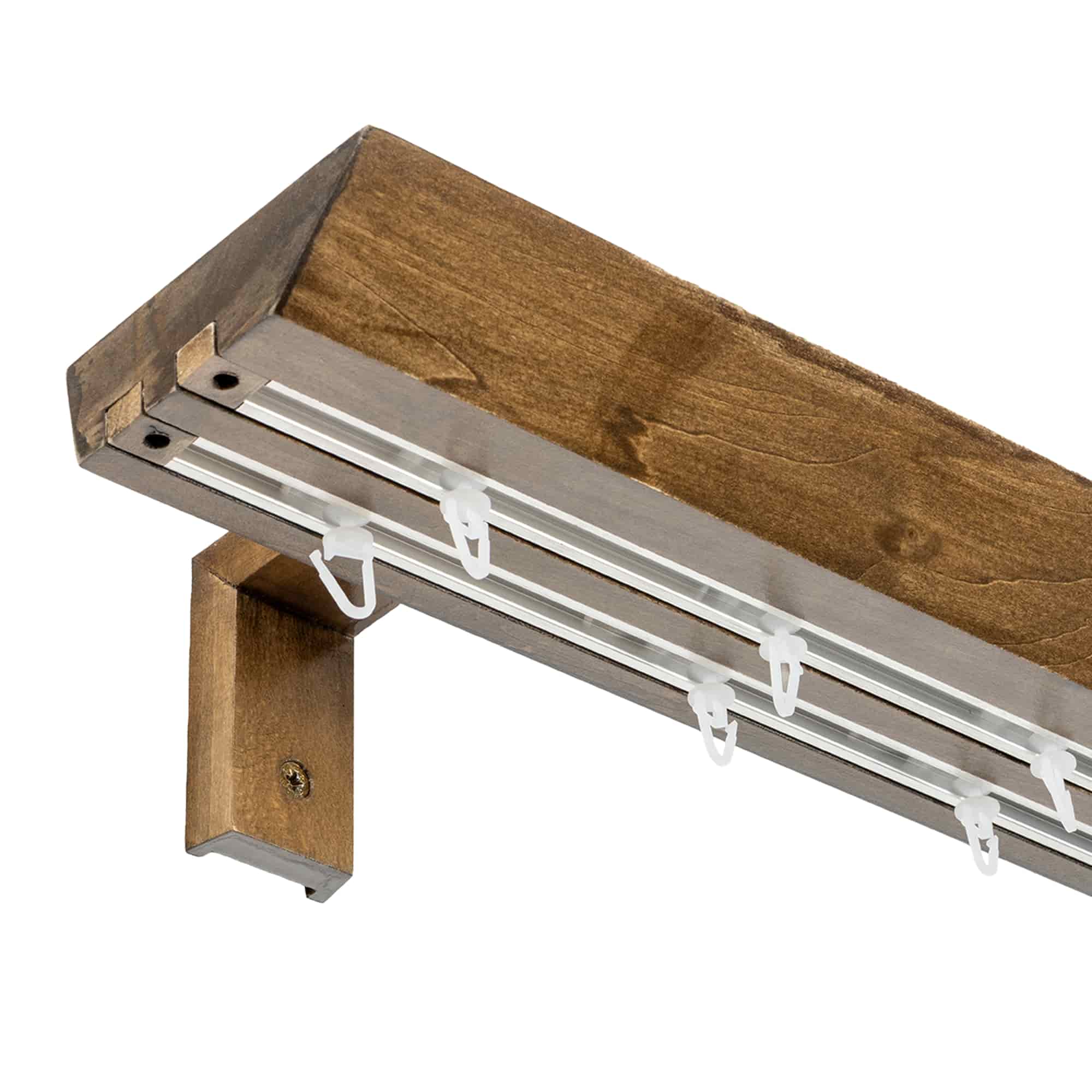 Prémium kétsoros fa karnis, falra vagy mennyezetre, alumíniumsínnel Knauern frasin Prémium kétsoros fa karnis, falra vagy mennyezetre, alumíniumsínnel Knauern Kőris