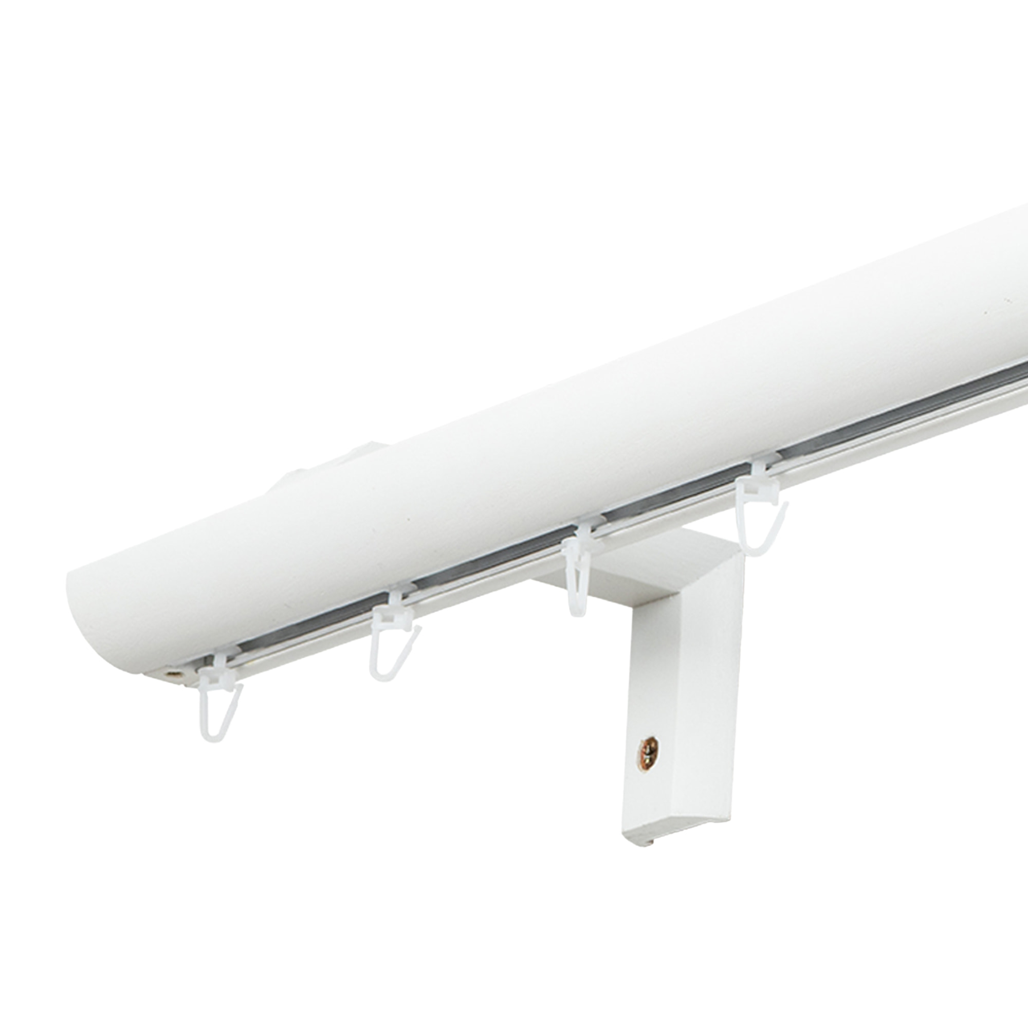 Prémium egysoros fa karnis, falra vagy mennyezetre, alumíniumsínnel Viola alb Prémium egysoros fa karnis, falra vagy mennyezetre, alumíniumsínnel Viola Fehér