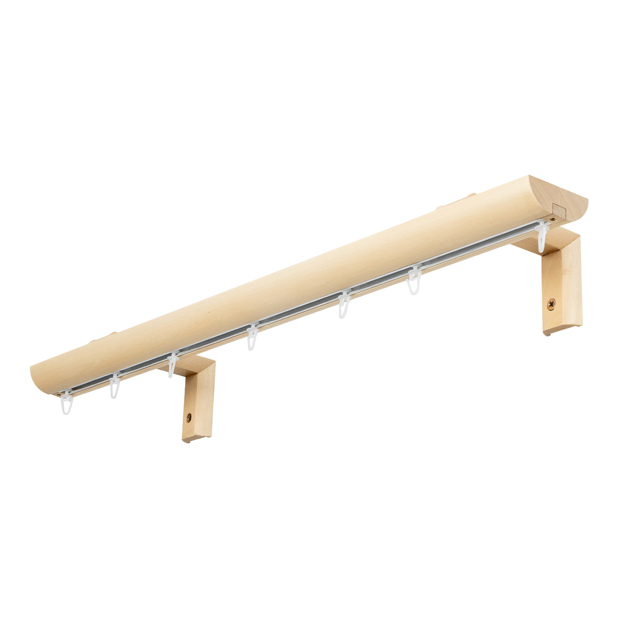 Prémium egysoros fa karnis, falra vagy mennyezetre, alumíniumsínnel Viola natur Prémium egysoros fa karnis, falra vagy mennyezetre, alumíniumsínnel Viola Natúr