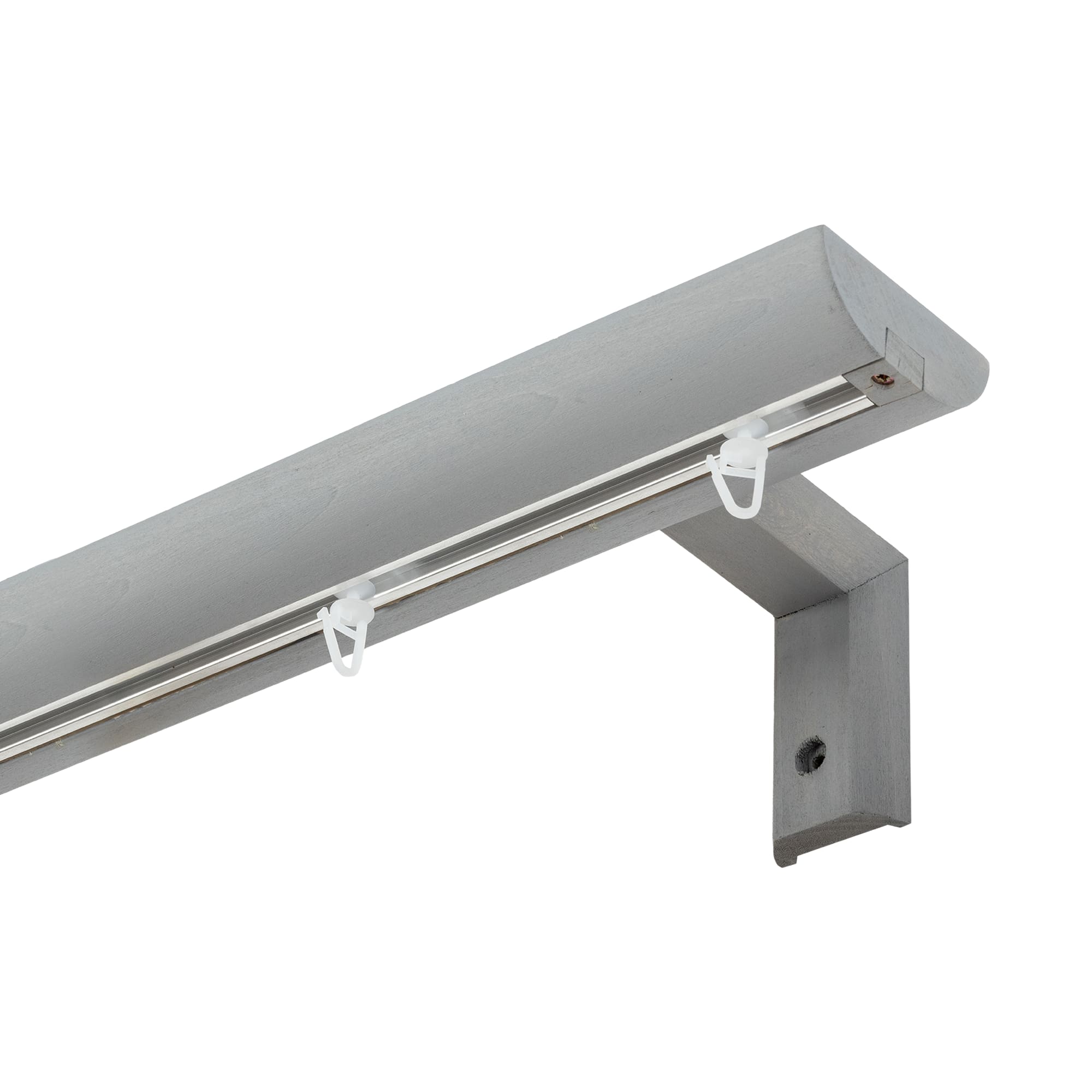 Prémium egysoros fa karnis, falra vagy mennyezetre, alumíniumsínnel Viola gri_fereastra Prémium egysoros fa karnis, falra vagy mennyezetre, alumíniumsínnel Viola Gri_fereastra