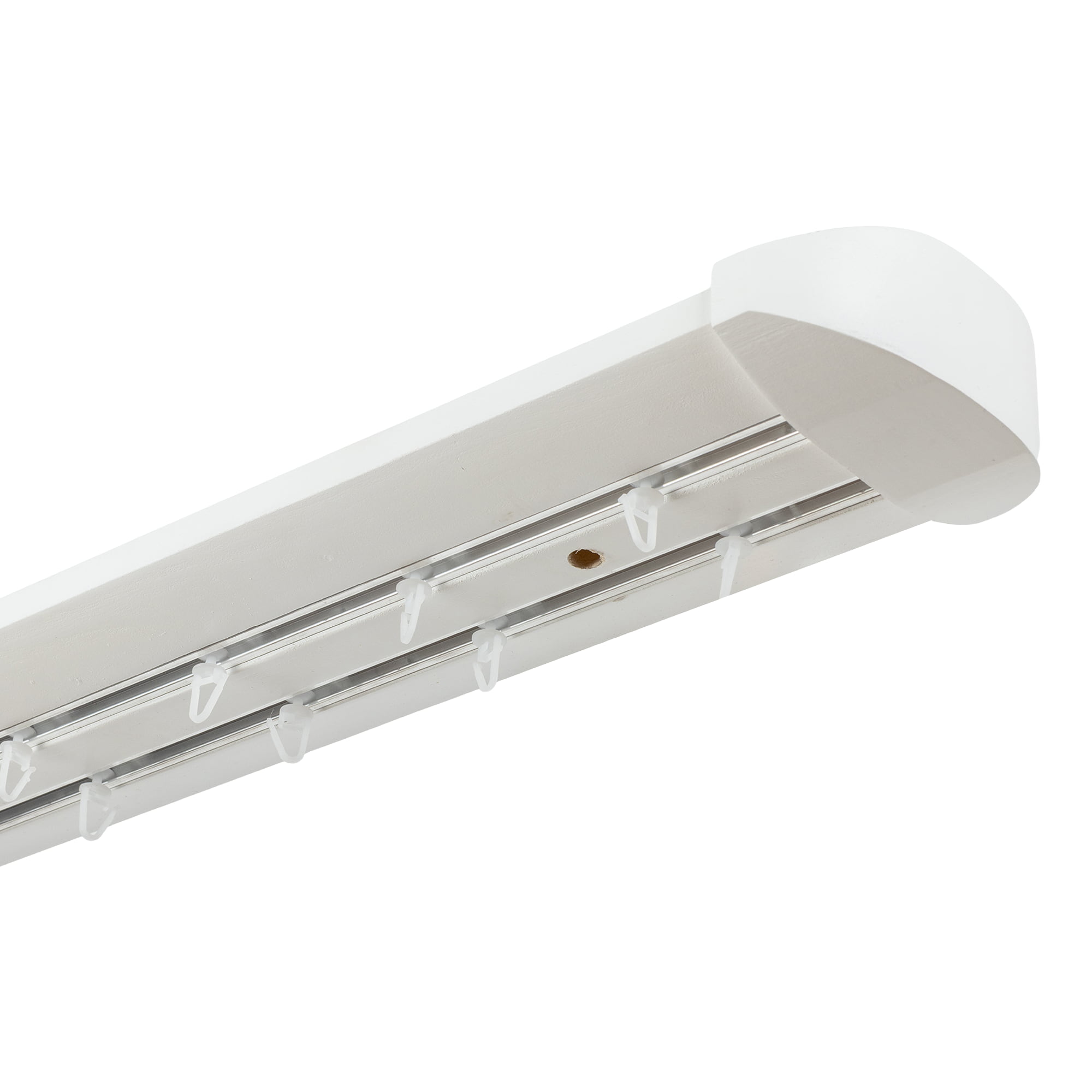 Prémium kétsoros fa karnis, falra vagy mennyezetre, alumíniumsínnel Siena alb Prémium kétsoros fa karnis, falra vagy mennyezetre, alumíniumsínnel Siena Fehér