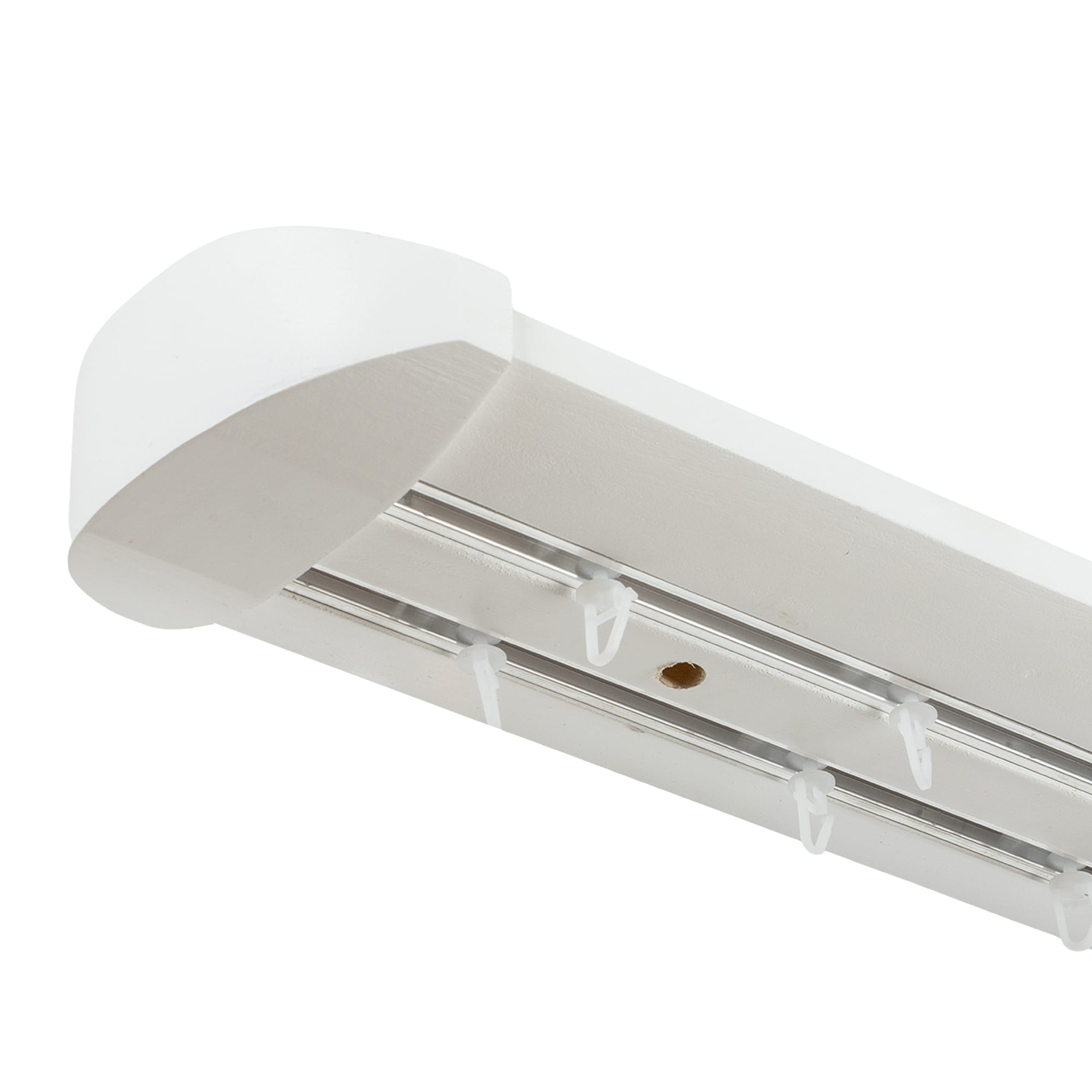 Prémium kétsoros fa karnis, falra vagy mennyezetre, alumíniumsínnel Siena alb Prémium kétsoros fa karnis, falra vagy mennyezetre, alumíniumsínnel Siena Fehér