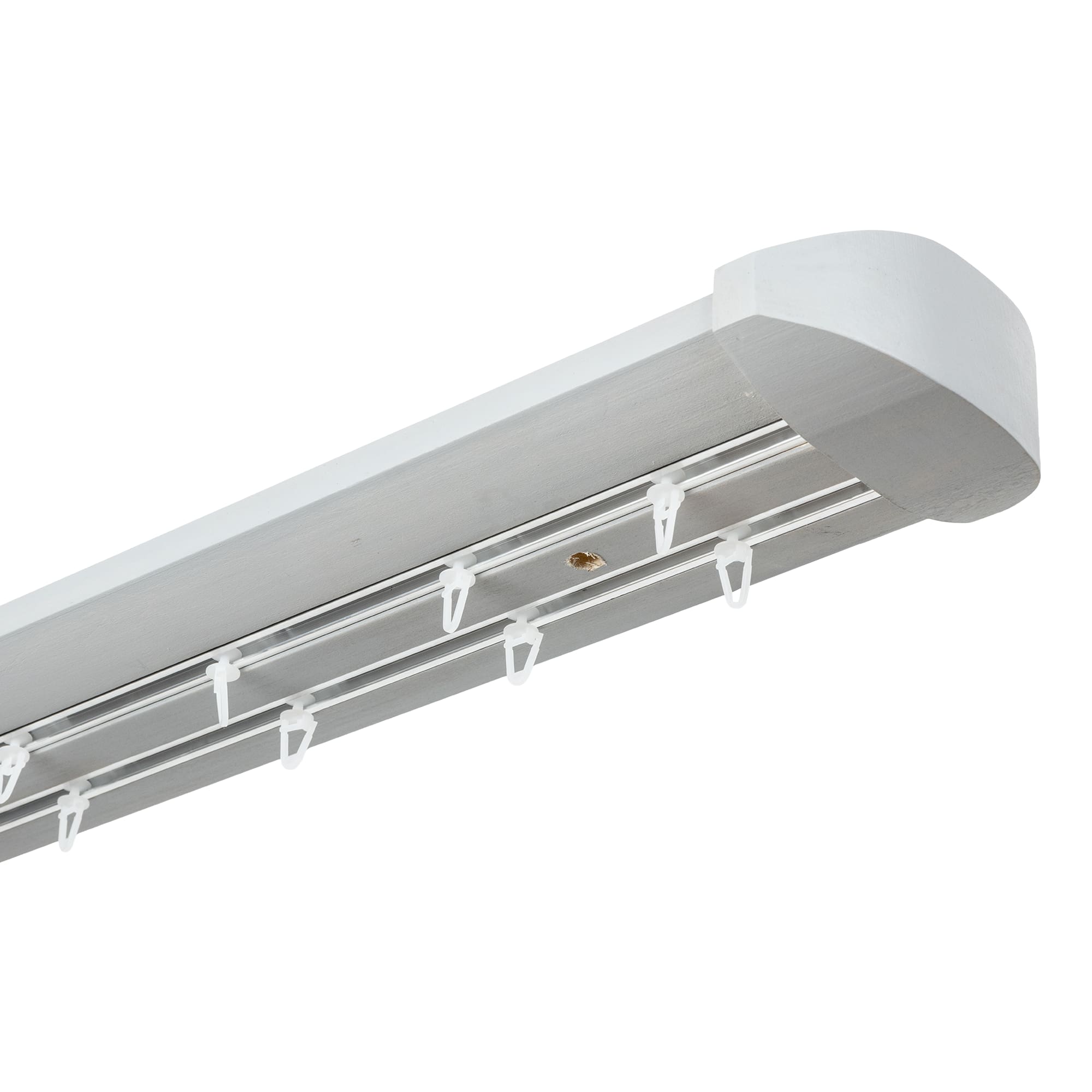 Prémium kétsoros fa karnis, falra vagy mennyezetre, alumíniumsínnel Siena gri_fereastra Prémium kétsoros fa karnis, falra vagy mennyezetre, alumíniumsínnel Siena Gri_fereastra