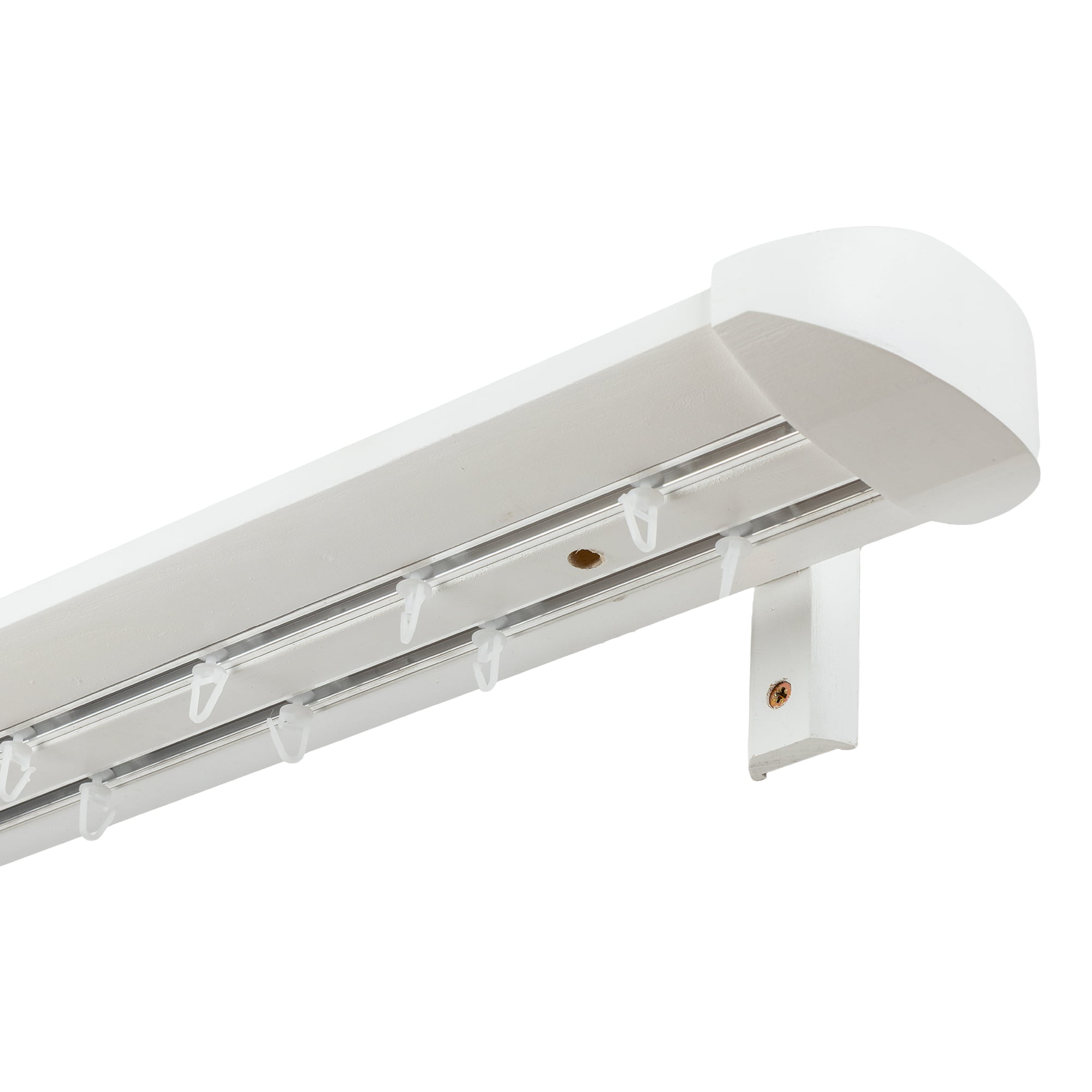 Prémium kétsoros fa karnis, falra vagy mennyezetre, alumíniumsínnel Siena alb Prémium kétsoros fa karnis, falra vagy mennyezetre, alumíniumsínnel Siena Fehér