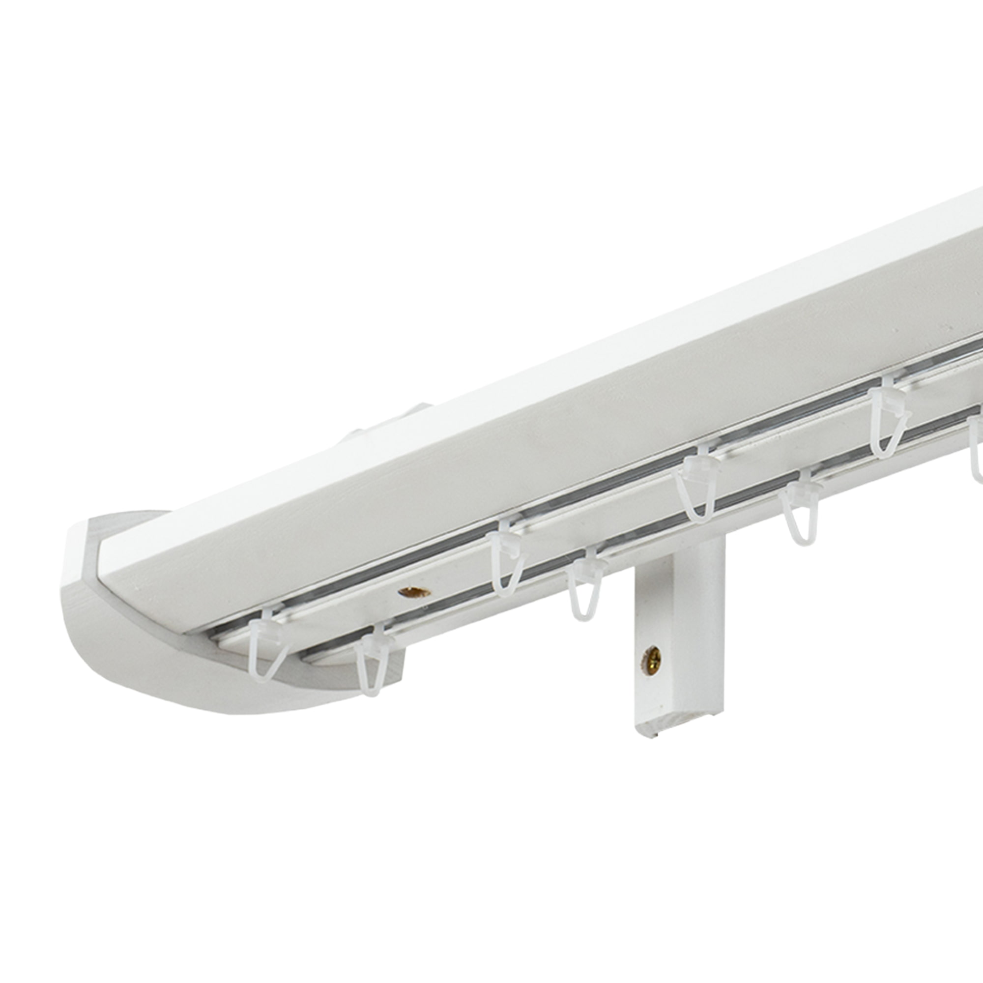 Prémium kétsoros fa karnis, falra vagy mennyezetre, alumíniumsínnel Siena alb Prémium kétsoros fa karnis, falra vagy mennyezetre, alumíniumsínnel Siena Fehér