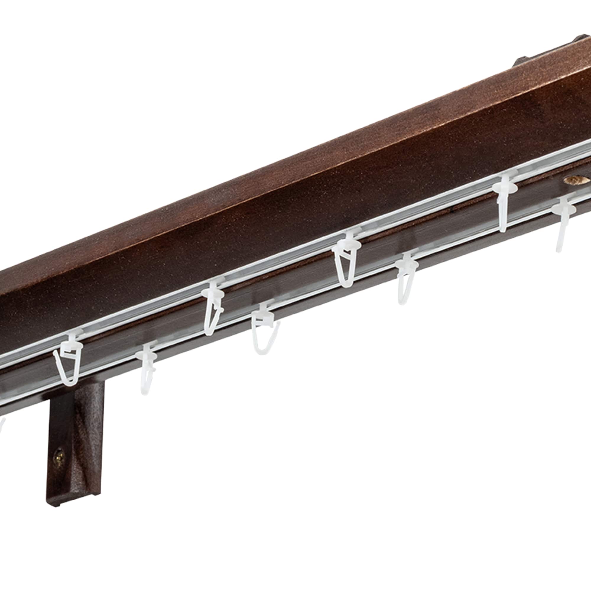 Prémium kétsoros fa karnis, falra vagy mennyezetre, alumíniumsínnel Siena nuc Prémium kétsoros fa karnis, falra vagy mennyezetre, alumíniumsínnel Siena Dió