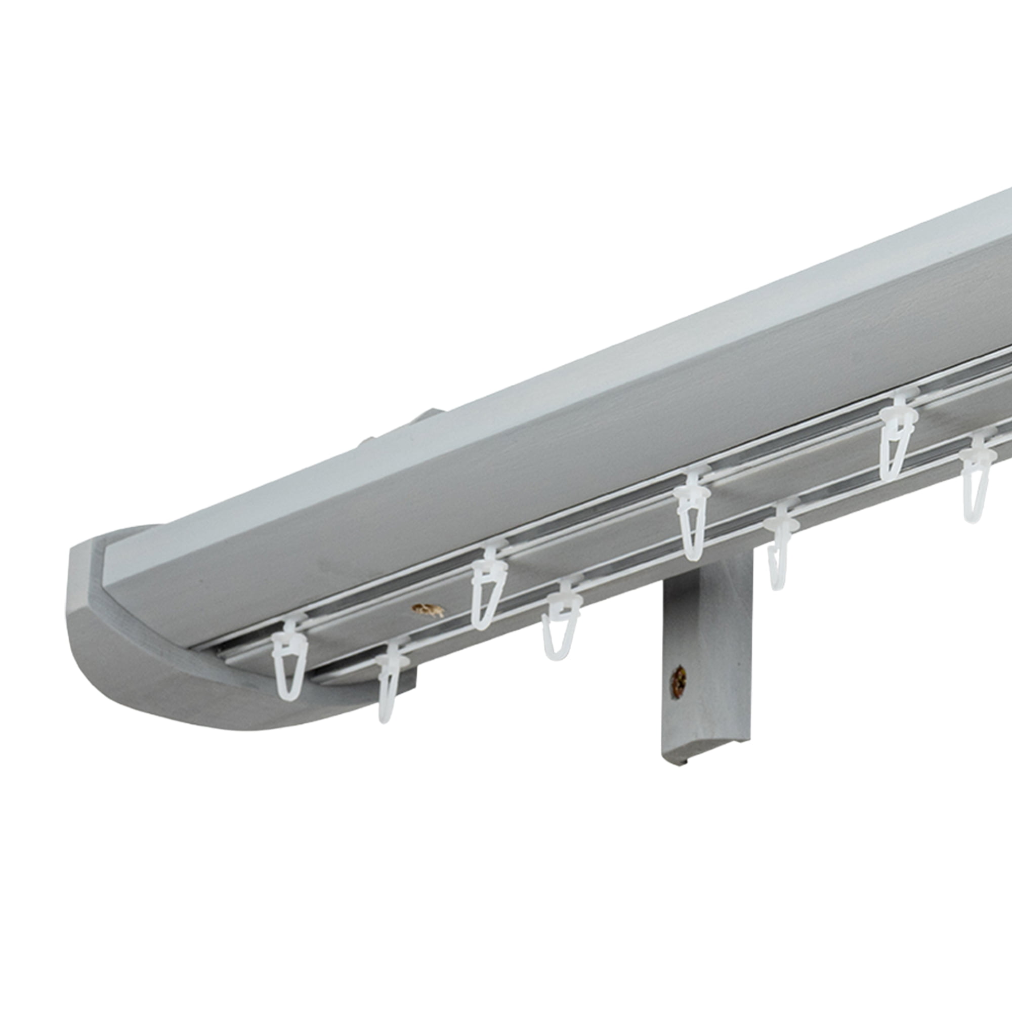 Prémium kétsoros fa karnis, falra vagy mennyezetre, alumíniumsínnel Siena gri_fereastra Prémium kétsoros fa karnis, falra vagy mennyezetre, alumíniumsínnel Siena Gri_fereastra