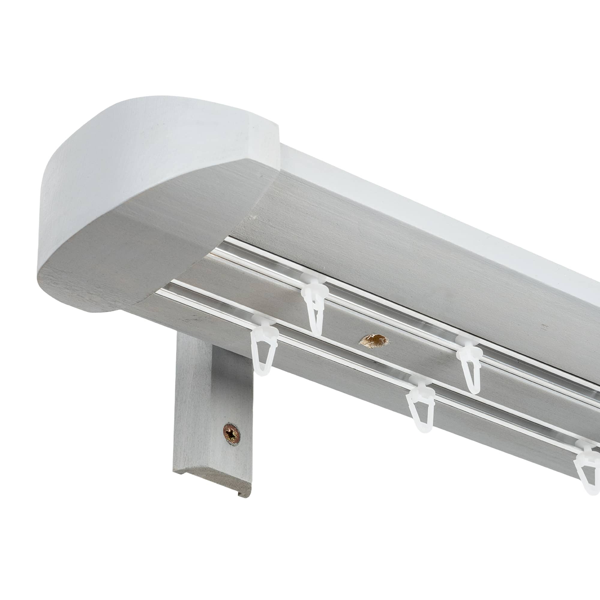 Prémium kétsoros fa karnis, falra vagy mennyezetre, alumíniumsínnel Siena gri_fereastra Prémium kétsoros fa karnis, falra vagy mennyezetre, alumíniumsínnel Siena Gri_fereastra