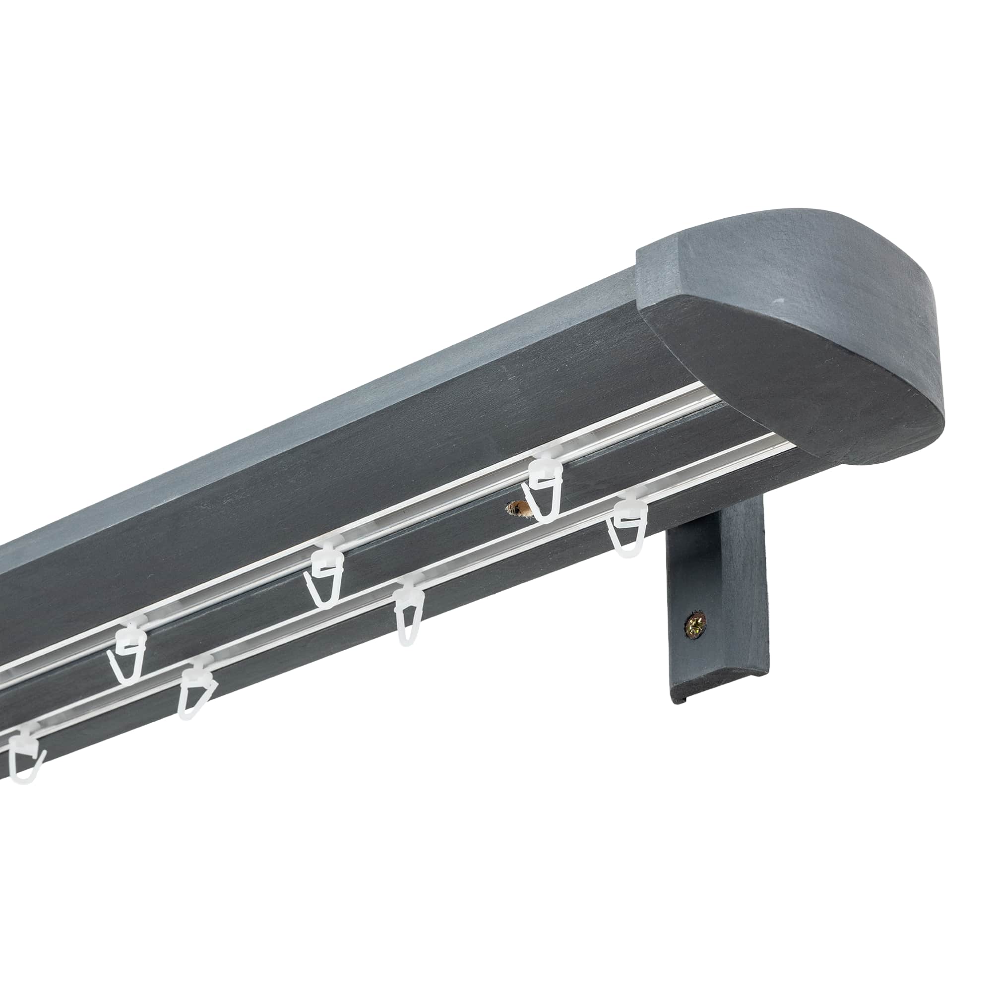 Prémium kétsoros fa karnis, falra vagy mennyezetre, alumíniumsínnel Siena gri_antracit Prémium kétsoros fa karnis, falra vagy mennyezetre, alumíniumsínnel Siena Gri_antracit