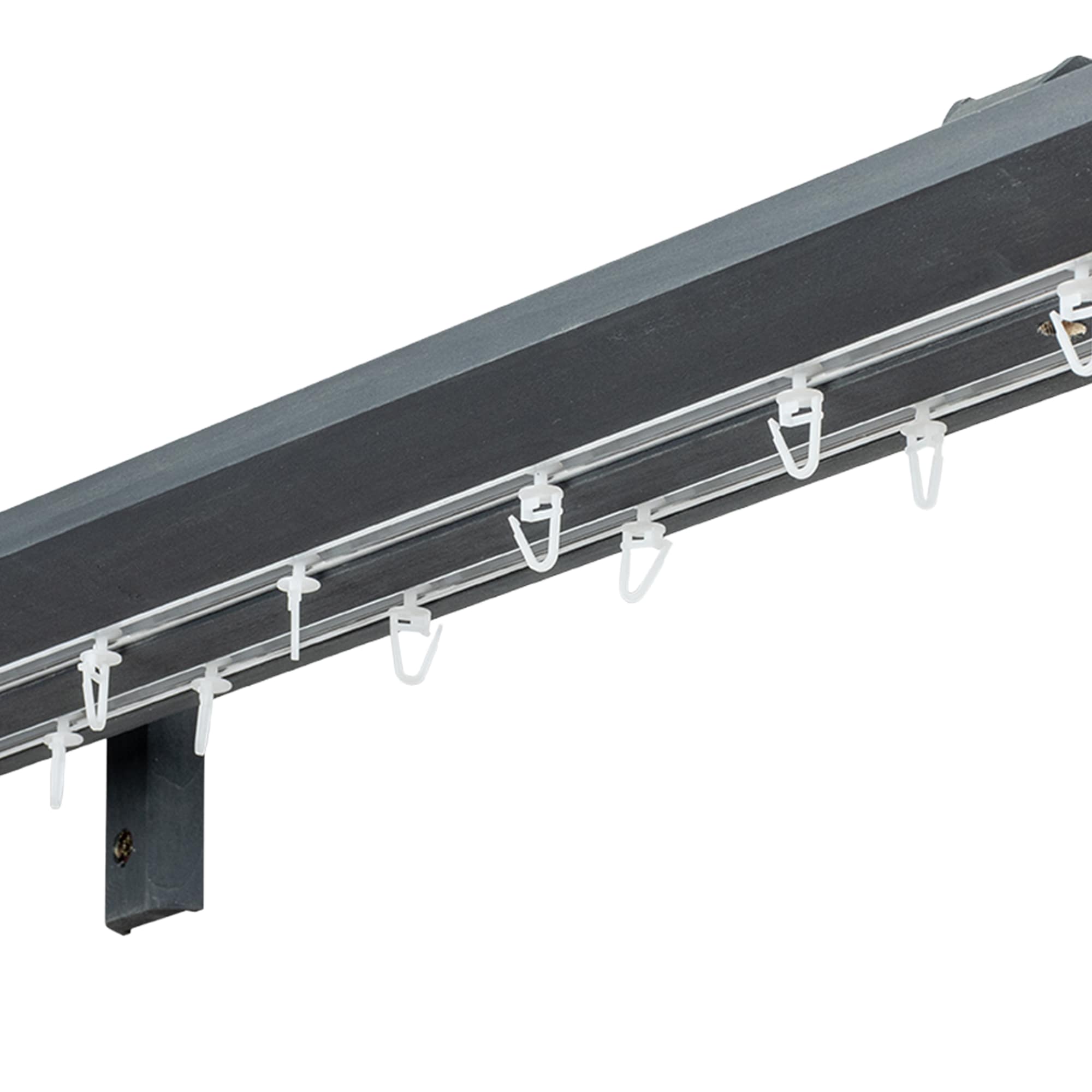 Prémium kétsoros fa karnis, falra vagy mennyezetre, alumíniumsínnel Siena gri_antracit Prémium kétsoros fa karnis, falra vagy mennyezetre, alumíniumsínnel Siena Gri_antracit