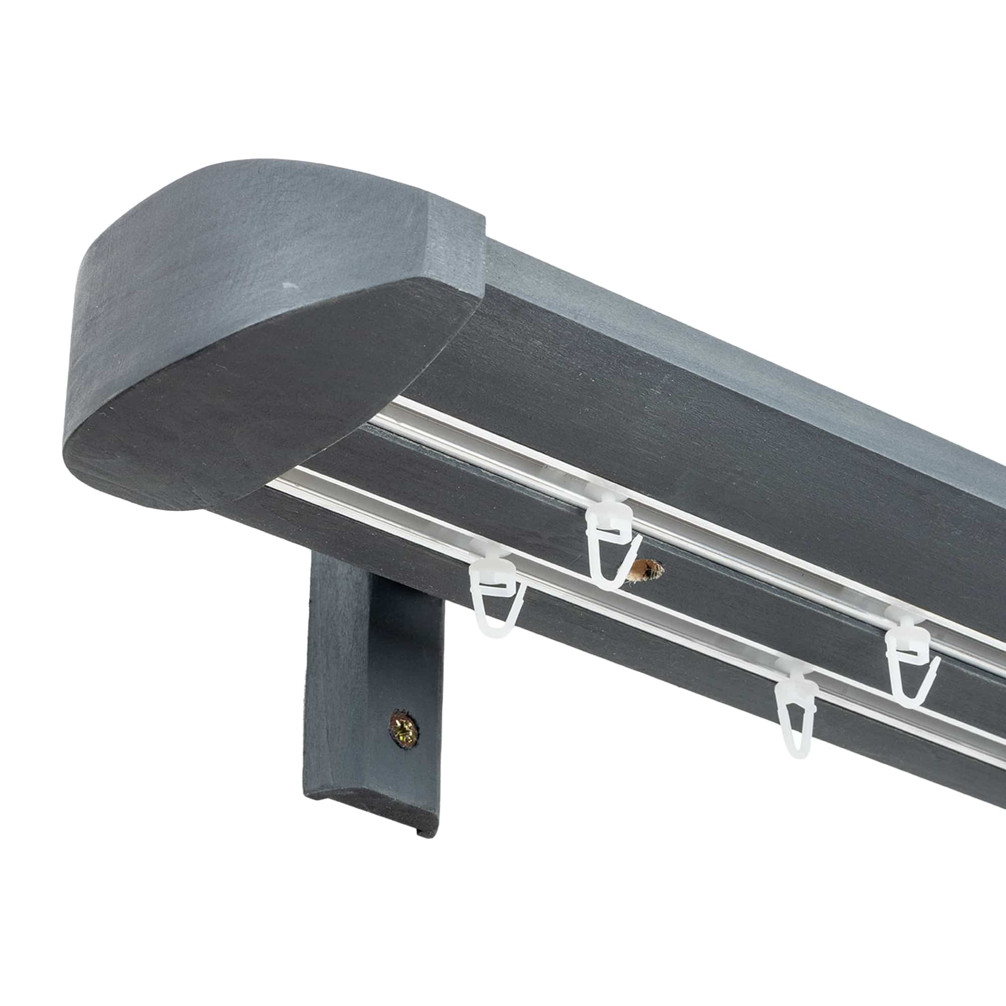 Prémium kétsoros fa karnis, falra vagy mennyezetre, alumíniumsínnel Siena gri_antracit Prémium kétsoros fa karnis, falra vagy mennyezetre, alumíniumsínnel Siena Gri_antracit