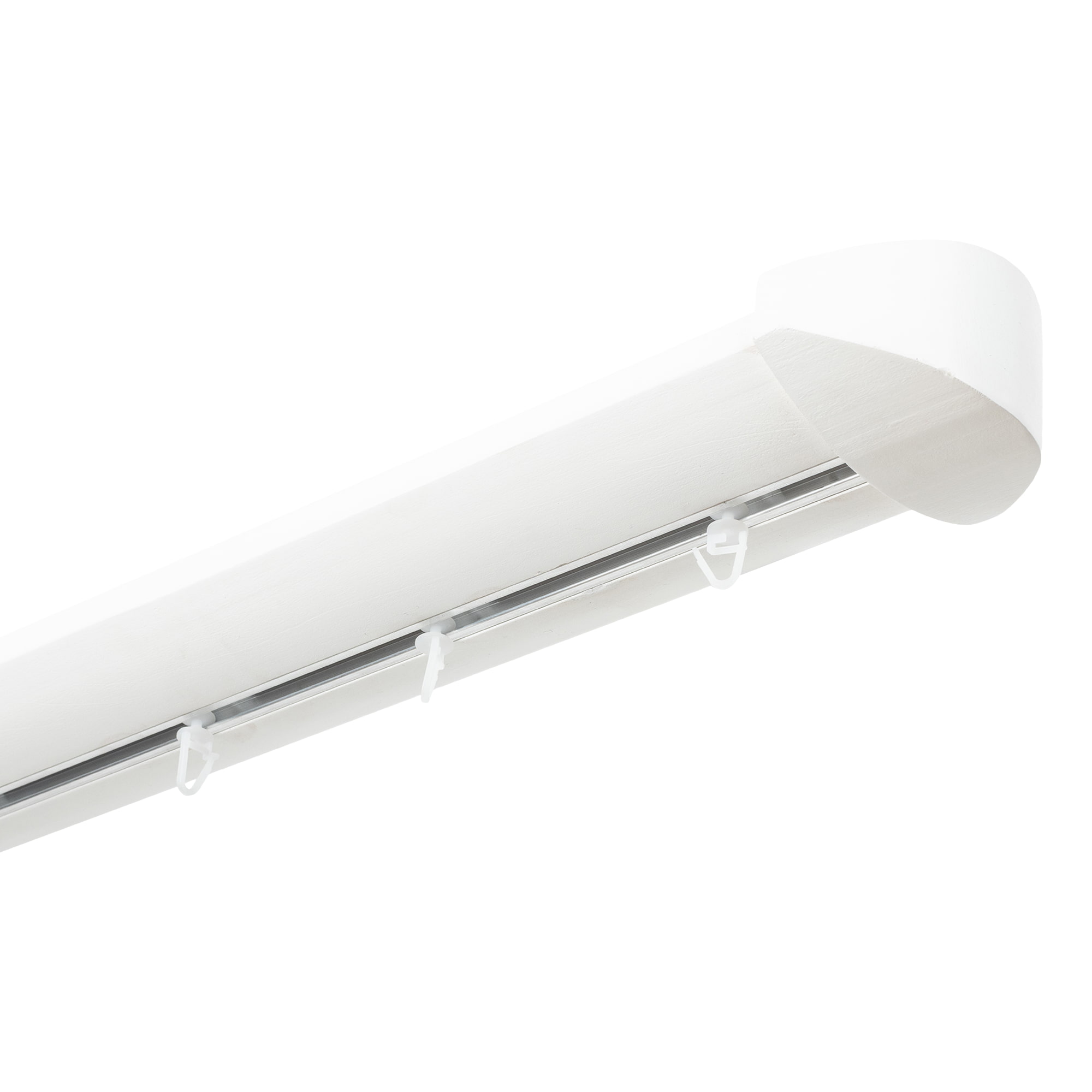 Prémium egysoros fa karnis, falra vagy mennyezetre, alumíniumsínnel Siena alb Prémium egysoros fa karnis, falra vagy mennyezetre, alumíniumsínnel Siena Fehér