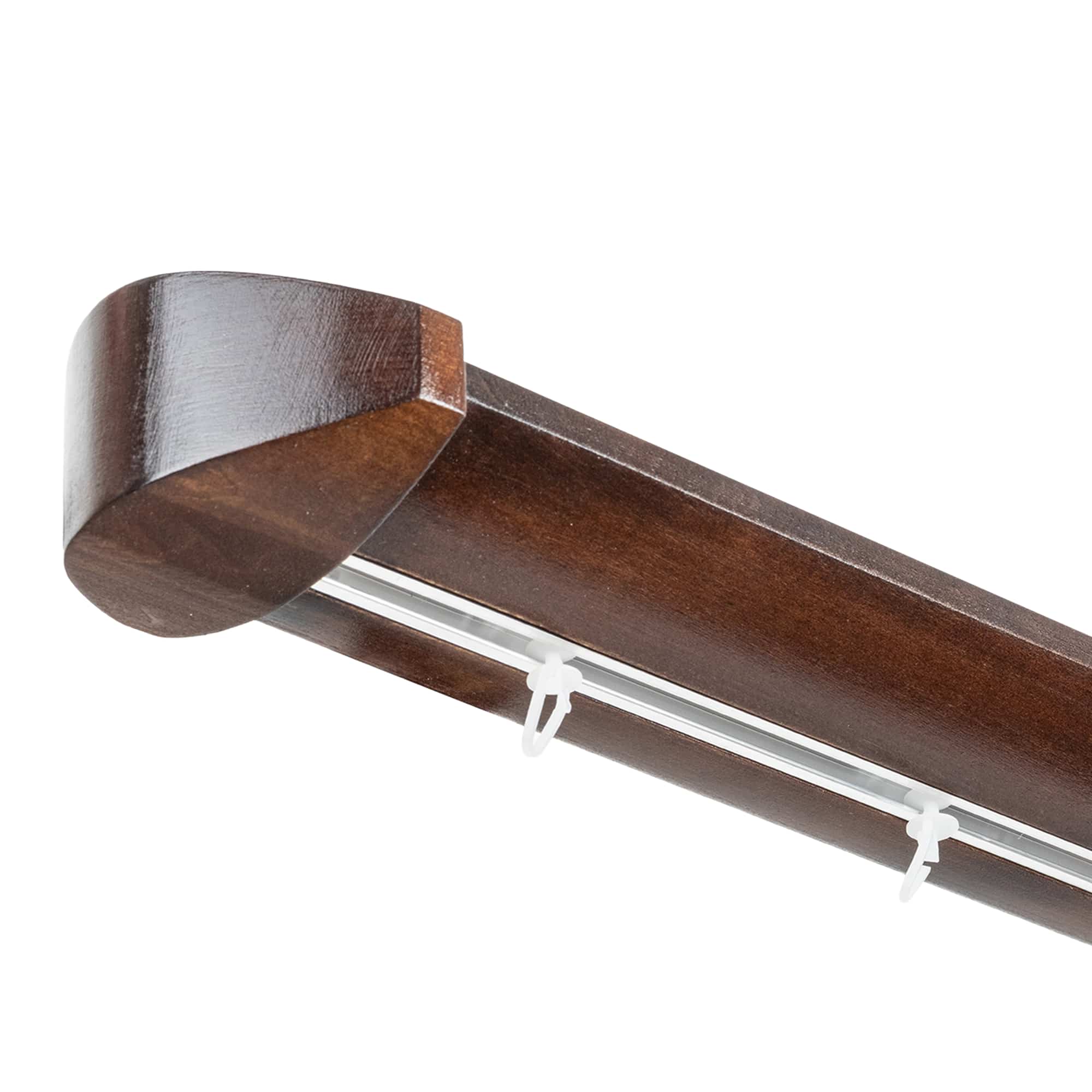 Prémium egysoros fa karnis, falra vagy mennyezetre, alumíniumsínnel Siena nuc Prémium egysoros fa karnis, falra vagy mennyezetre, alumíniumsínnel Siena Dió