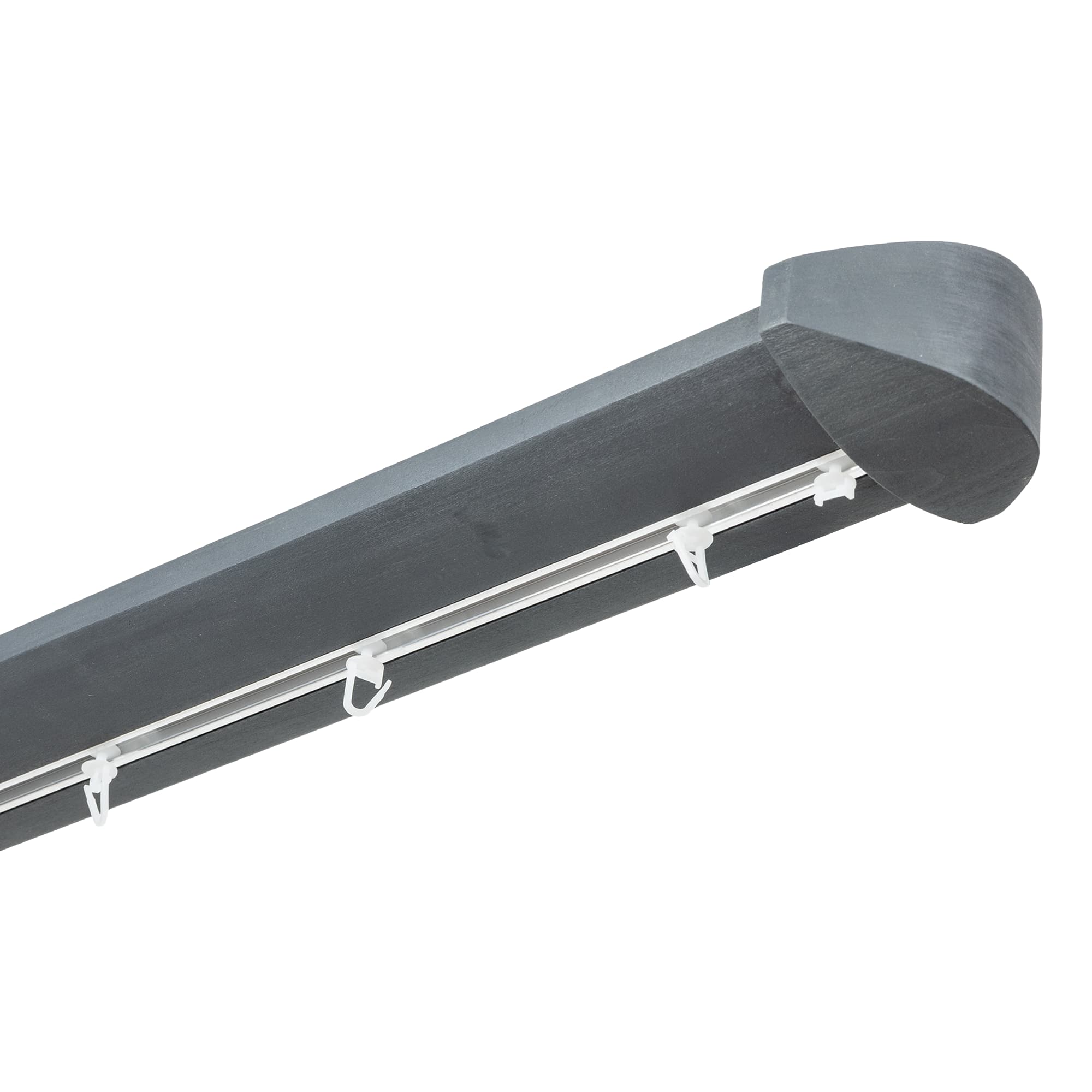 Prémium egysoros fa karnis, falra vagy mennyezetre, alumíniumsínnel Siena gri_antracit Prémium egysoros fa karnis, falra vagy mennyezetre, alumíniumsínnel Siena Gri_antracit