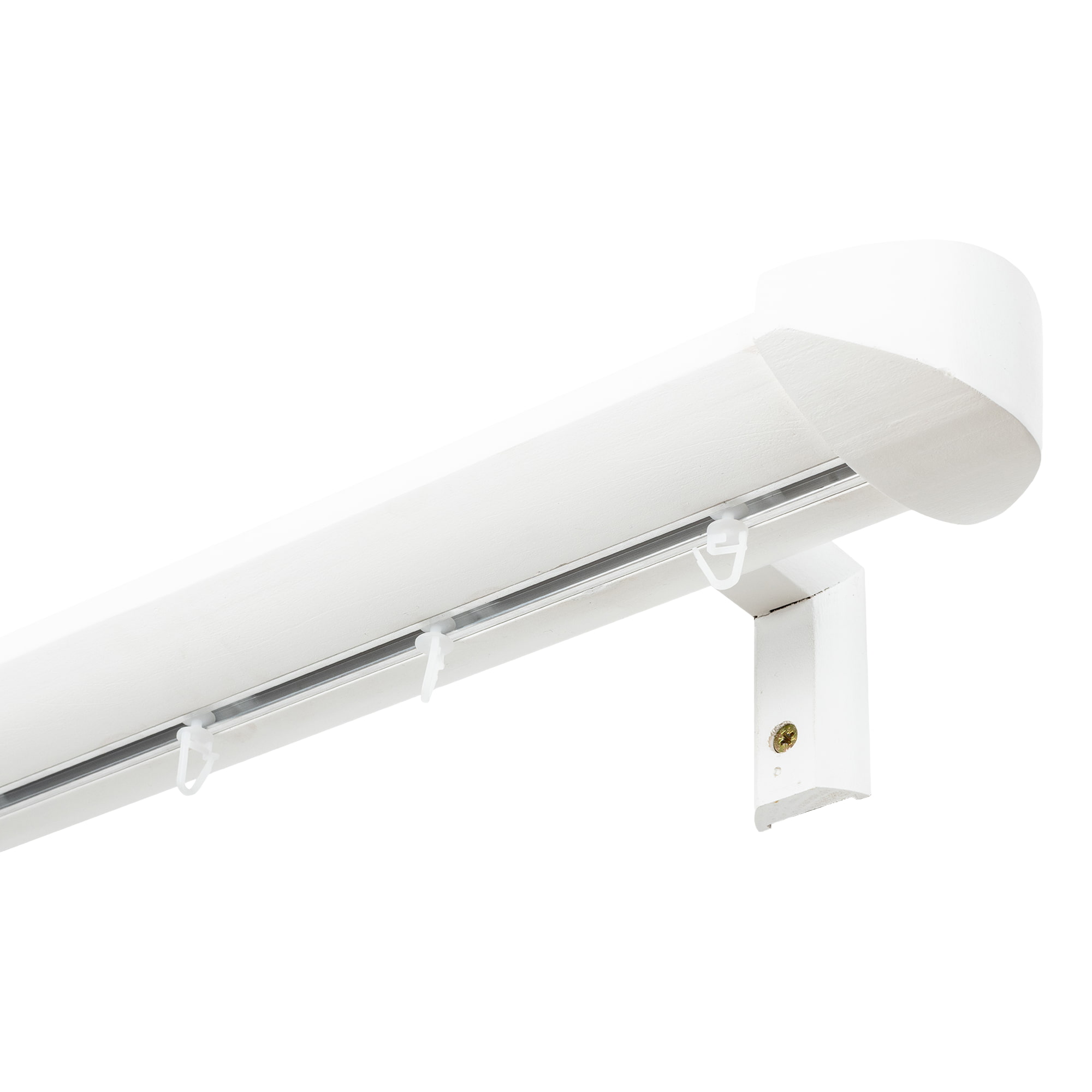 Prémium egysoros fa karnis, falra vagy mennyezetre, alumíniumsínnel Siena alb Prémium egysoros fa karnis, falra vagy mennyezetre, alumíniumsínnel Siena Fehér