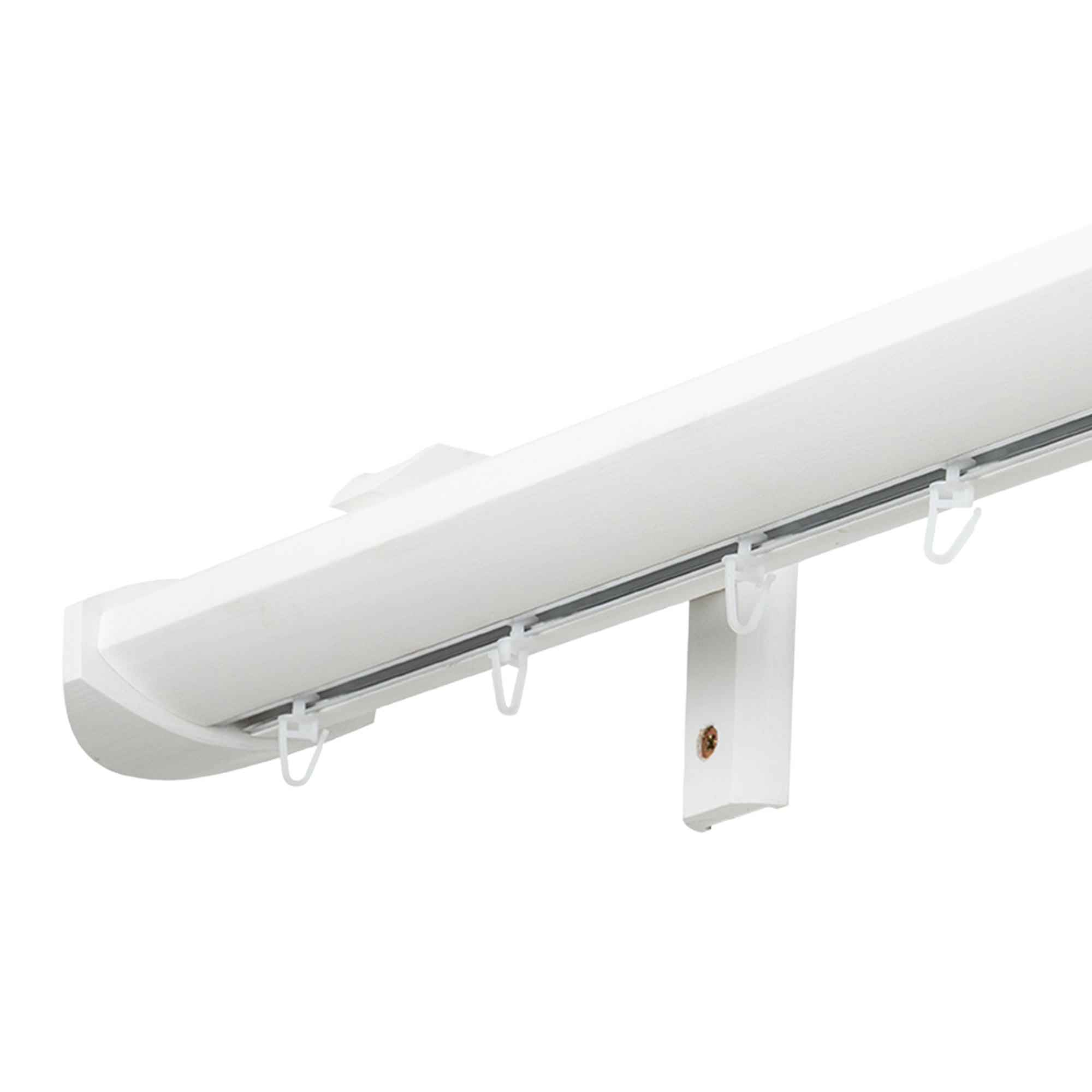 Prémium egysoros fa karnis, falra vagy mennyezetre, alumíniumsínnel Siena alb Prémium egysoros fa karnis, falra vagy mennyezetre, alumíniumsínnel Siena Fehér