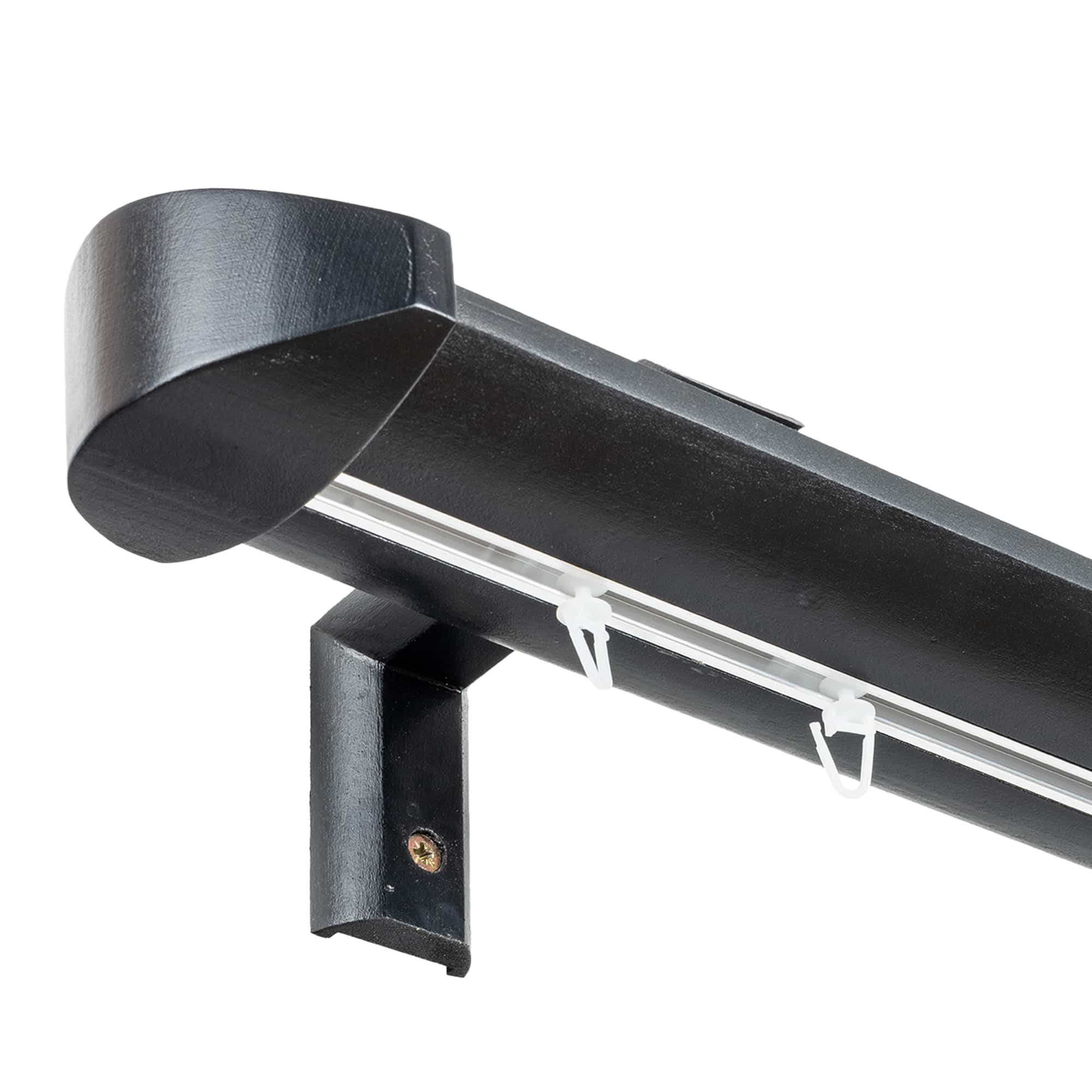 Prémium egysoros fa karnis, falra vagy mennyezetre, alumíniumsínnel Siena negru Prémium egysoros fa karnis, falra vagy mennyezetre, alumíniumsínnel Siena Fekete