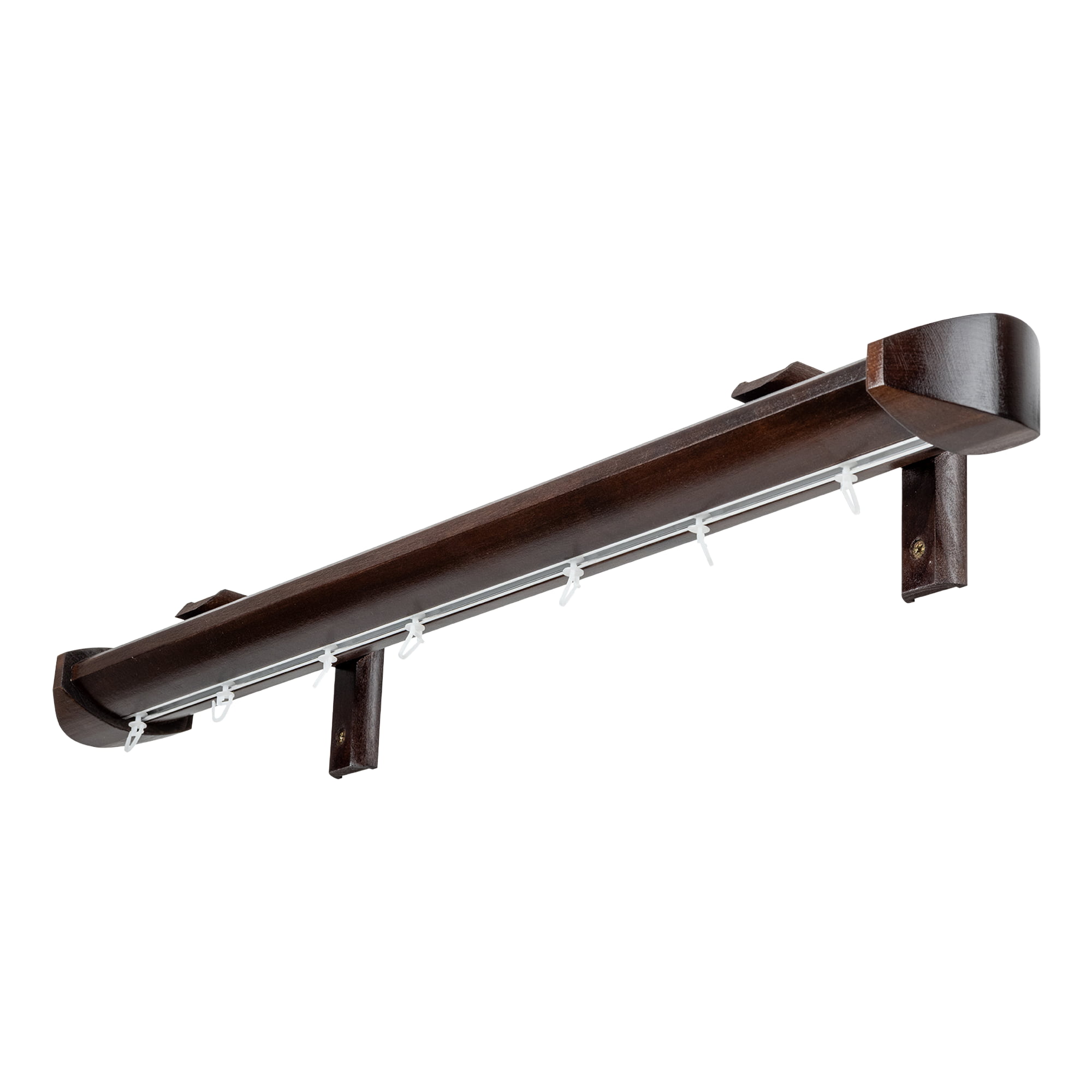 Prémium egysoros fa karnis, falra vagy mennyezetre, alumíniumsínnel Siena nuc Prémium egysoros fa karnis, falra vagy mennyezetre, alumíniumsínnel Siena Dió