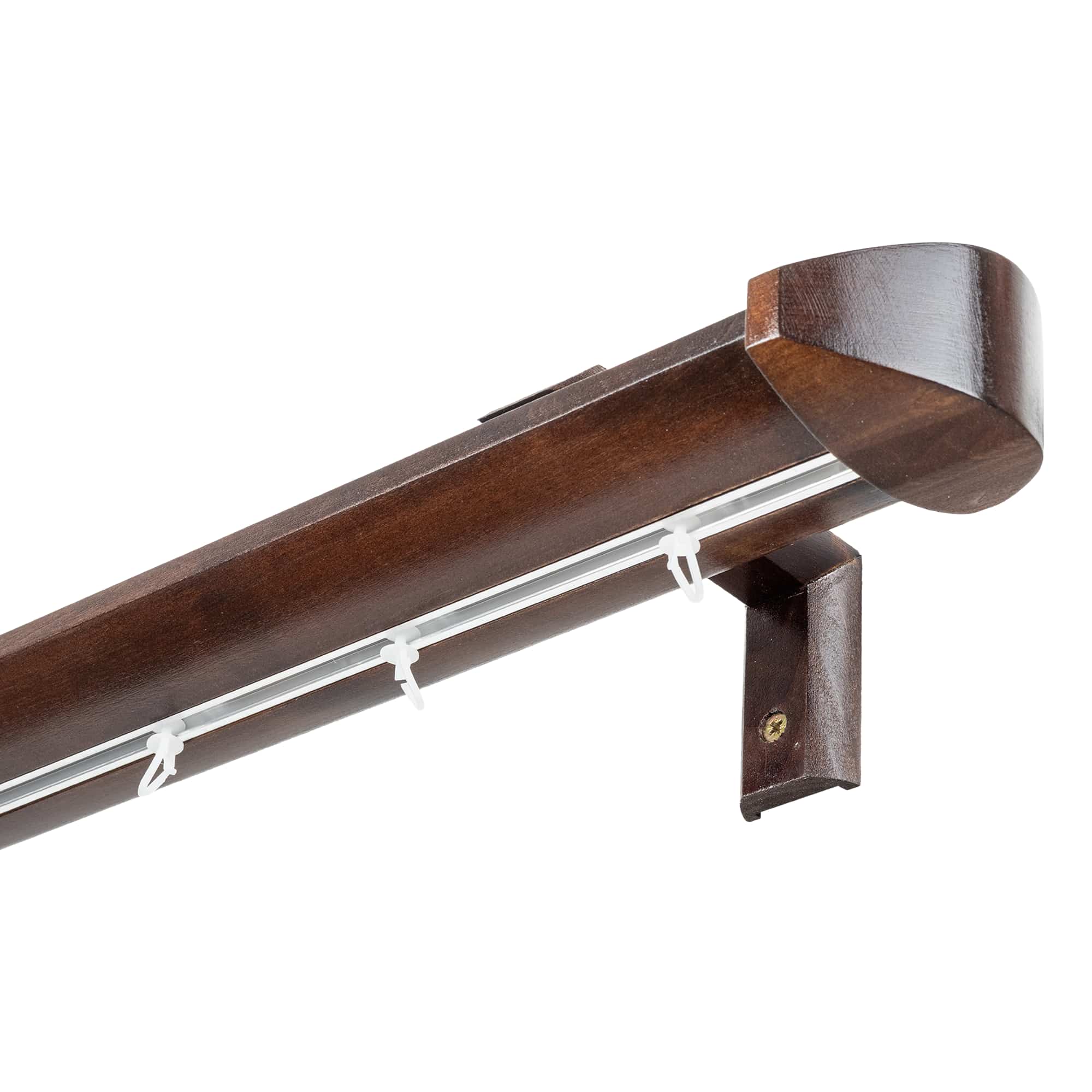 Prémium egysoros fa karnis, falra vagy mennyezetre, alumíniumsínnel Siena nuc Prémium egysoros fa karnis, falra vagy mennyezetre, alumíniumsínnel Siena Dió