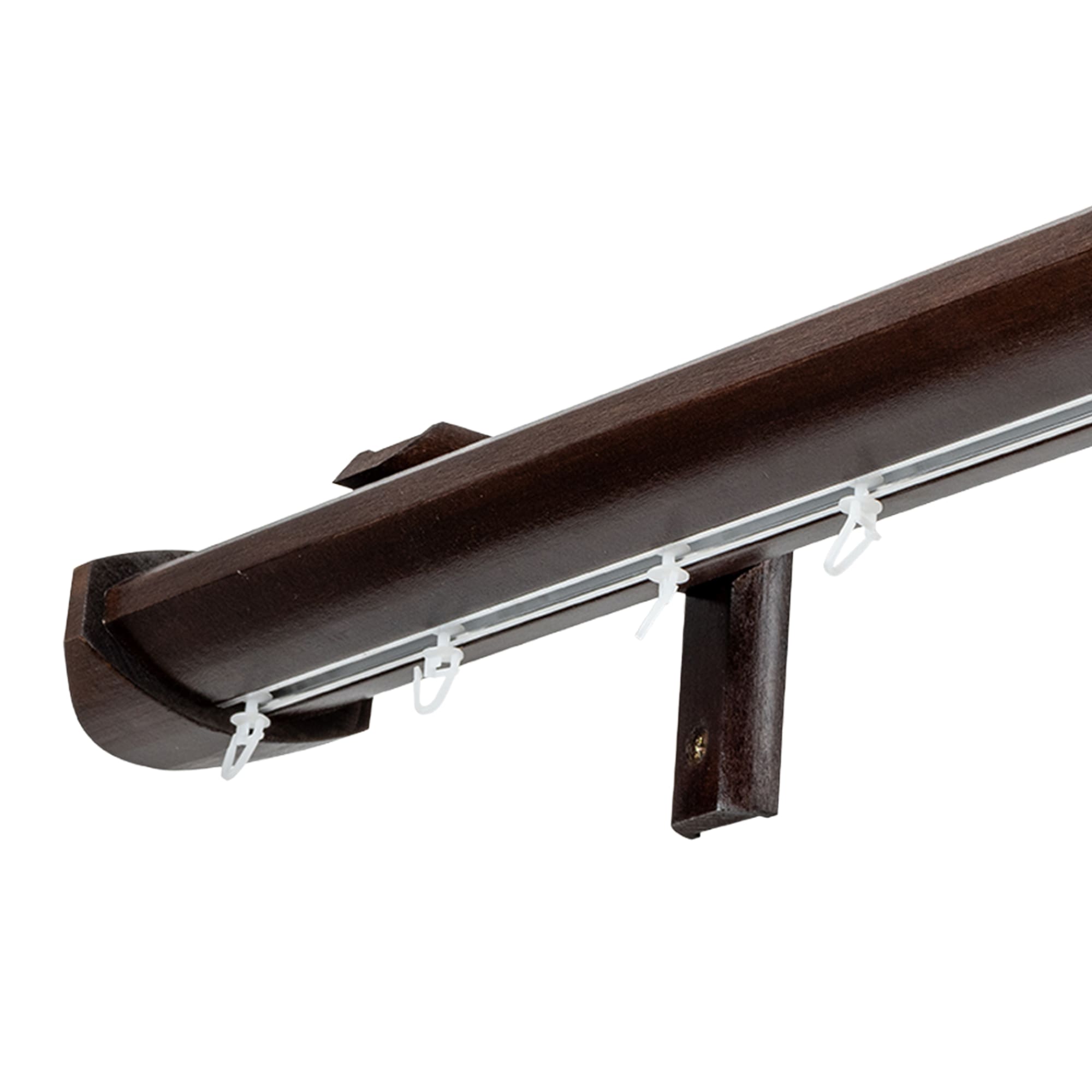 Prémium egysoros fa karnis, falra vagy mennyezetre, alumíniumsínnel Siena nuc Prémium egysoros fa karnis, falra vagy mennyezetre, alumíniumsínnel Siena Dió