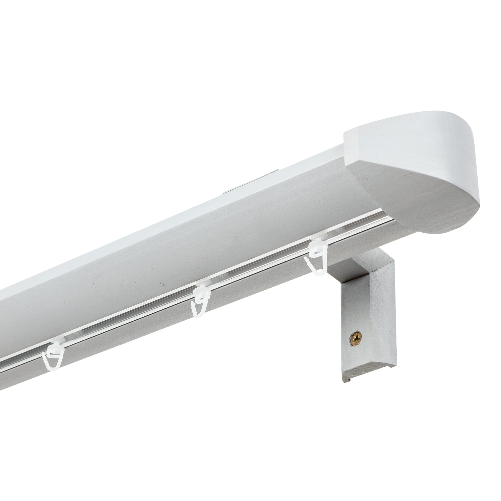 Prémium egysoros fa karnis, falra vagy mennyezetre, alumíniumsínnel Siena gri_fereastra Prémium egysoros fa karnis, falra vagy mennyezetre, alumíniumsínnel Siena Gri_fereastra