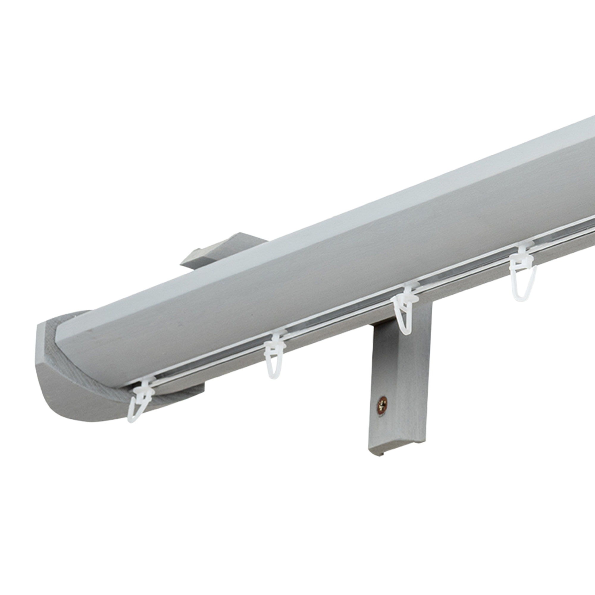 Prémium egysoros fa karnis, falra vagy mennyezetre, alumíniumsínnel Siena gri_fereastra Prémium egysoros fa karnis, falra vagy mennyezetre, alumíniumsínnel Siena Gri_fereastra