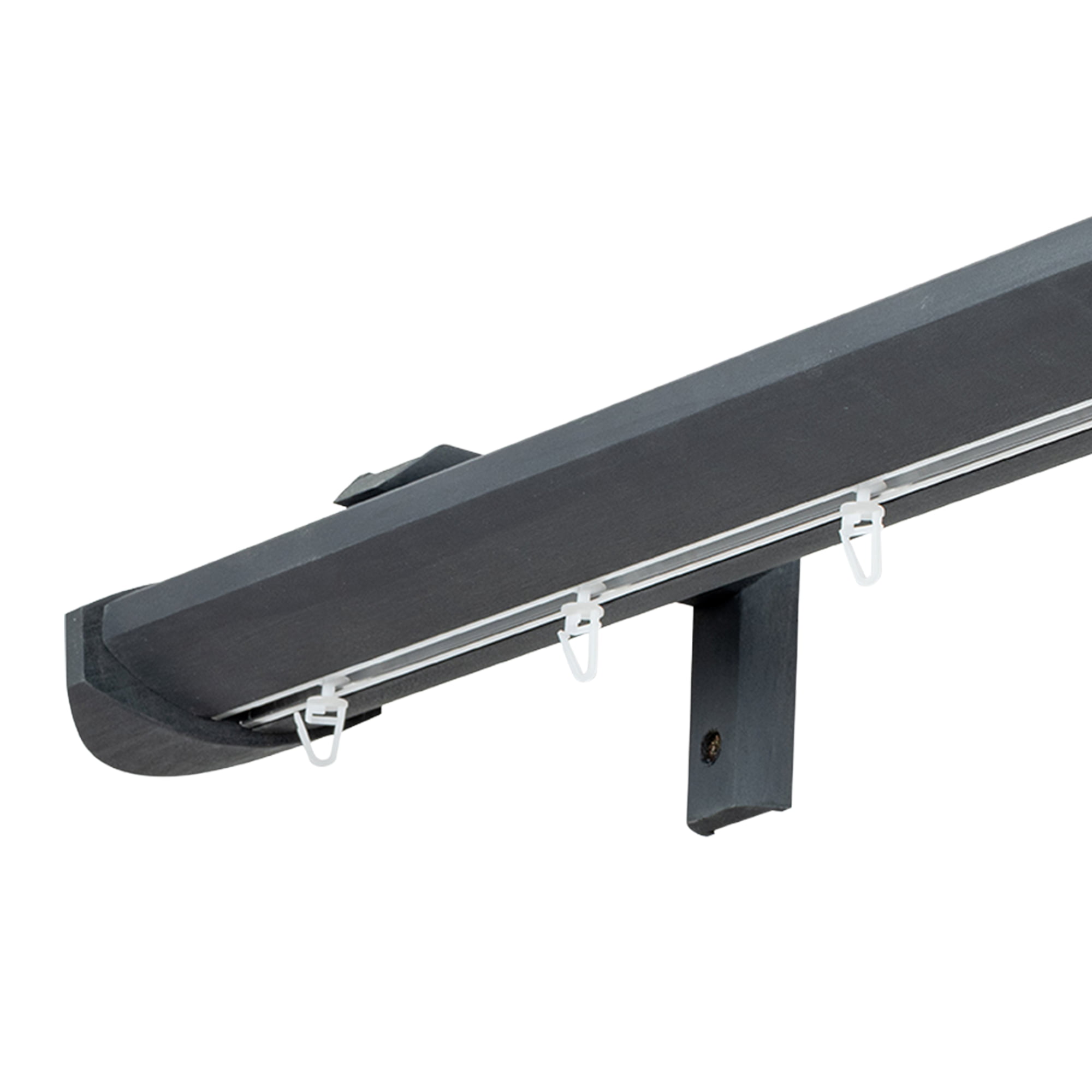 Prémium egysoros fa karnis, falra vagy mennyezetre, alumíniumsínnel Siena gri_antracit Prémium egysoros fa karnis, falra vagy mennyezetre, alumíniumsínnel Siena Gri_antracit