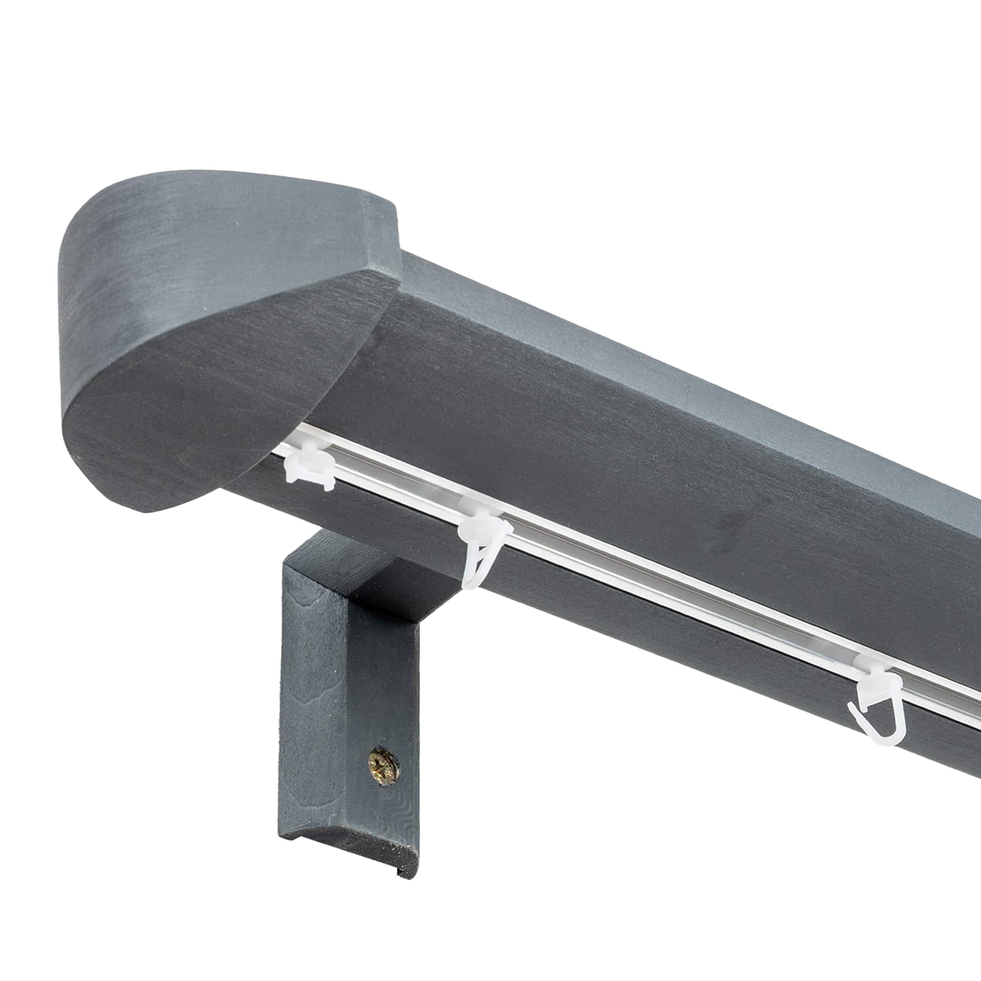 Prémium egysoros fa karnis, falra vagy mennyezetre, alumíniumsínnel Siena gri_antracit Prémium egysoros fa karnis, falra vagy mennyezetre, alumíniumsínnel Siena Gri_antracit