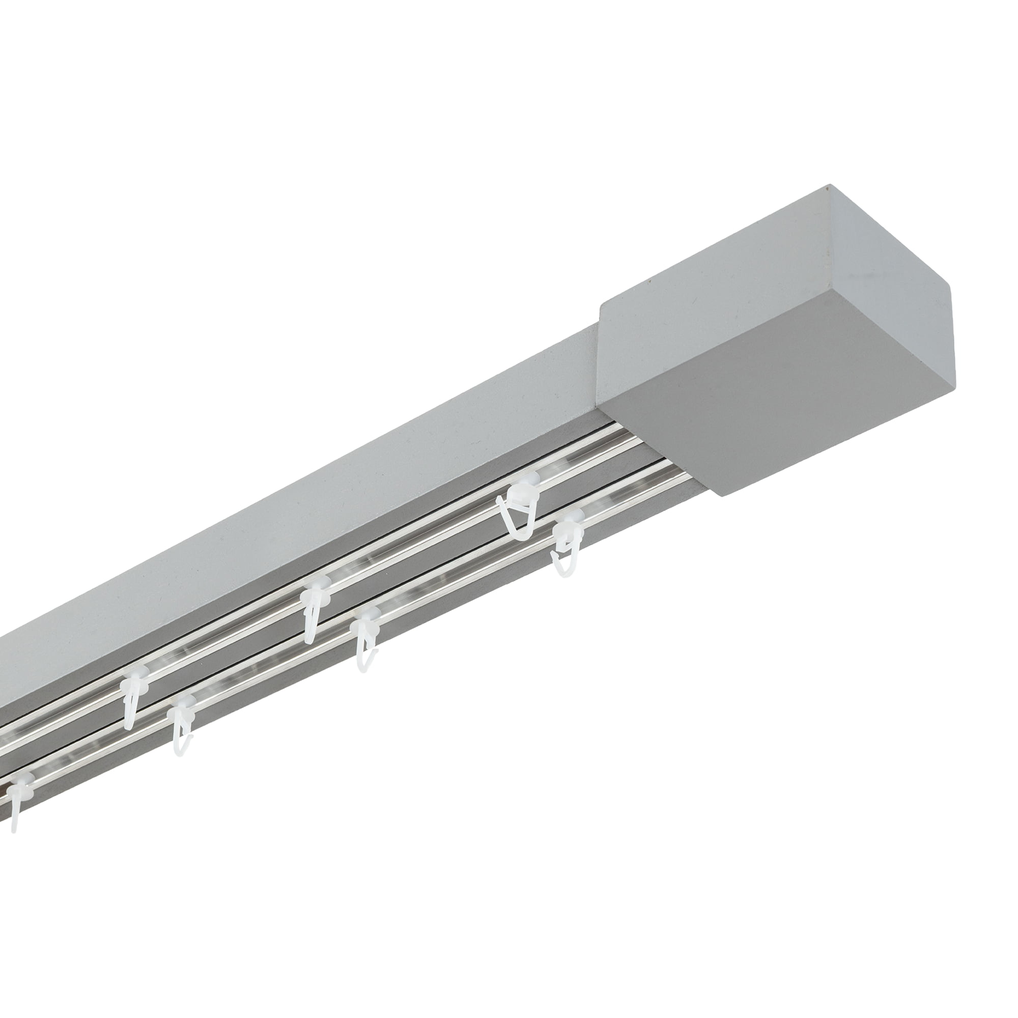 Róma két alumíniumsínes profilkarnis gri_fereastra Róma két alumíniumsínes profilkarnis Gri_fereastra