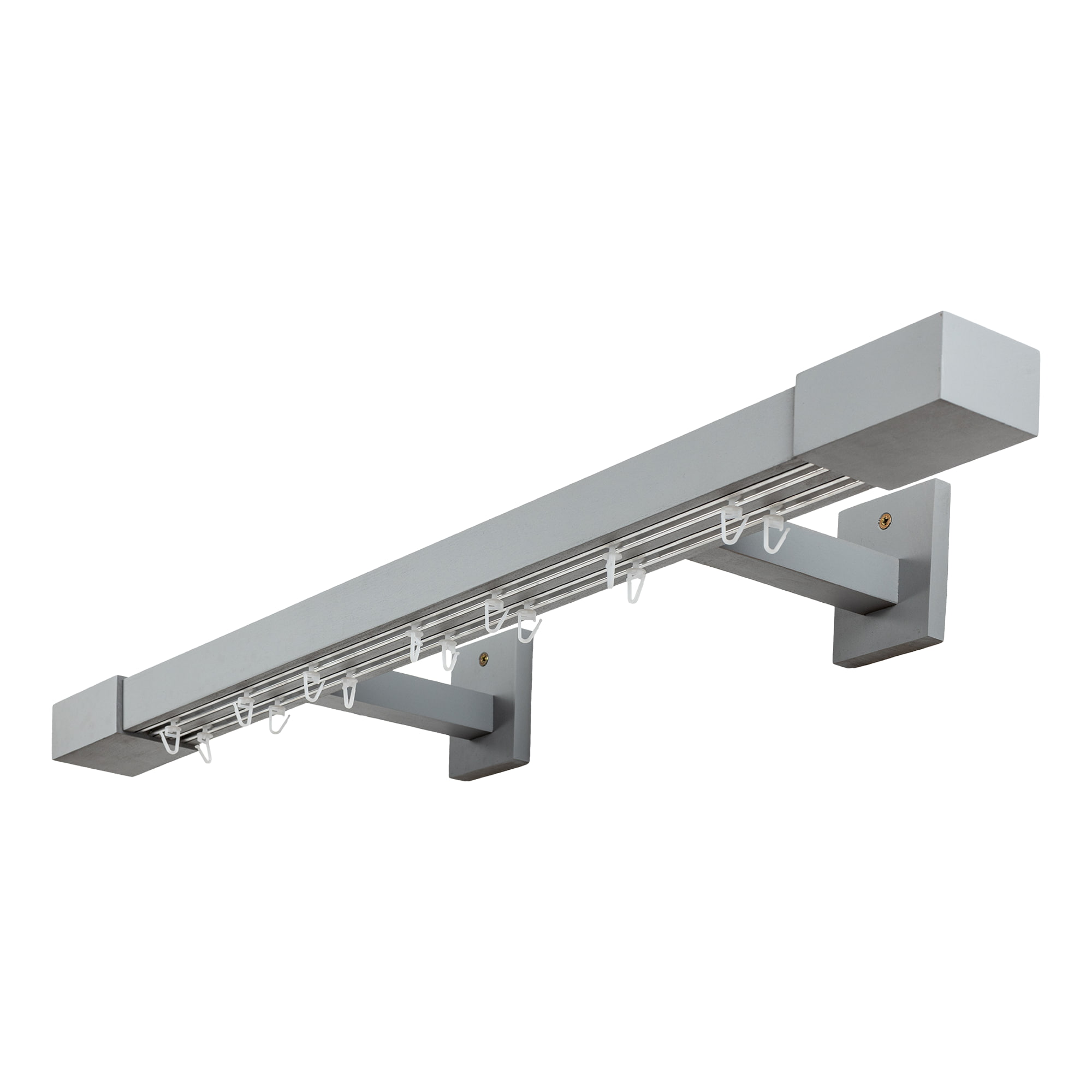 Róma két alumíniumsínes profilkarnis gri_fereastra Róma két alumíniumsínes profilkarnis Gri_fereastra