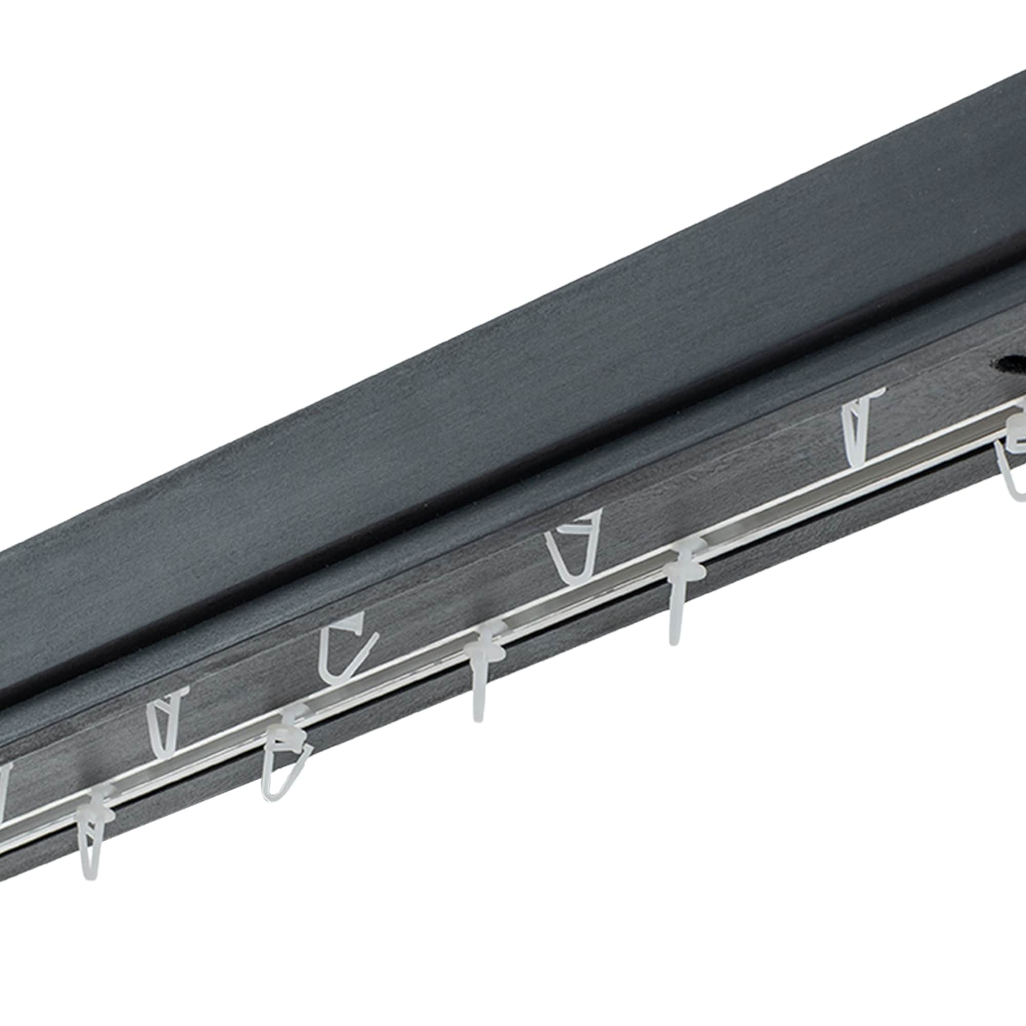 Konik kétsoros fa előlapos sín gri_antracit Konik kétsoros fa előlapos sín Gri_antracit