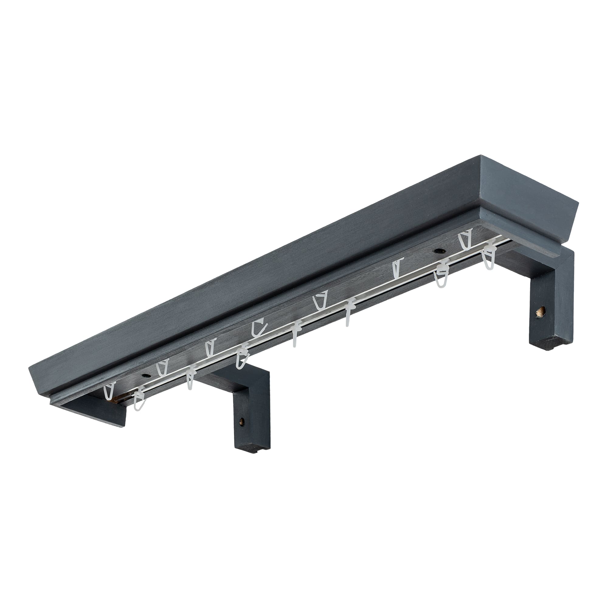 Konik kétsoros fa előlapos sín gri_antracit Konik kétsoros fa előlapos sín Gri_antracit