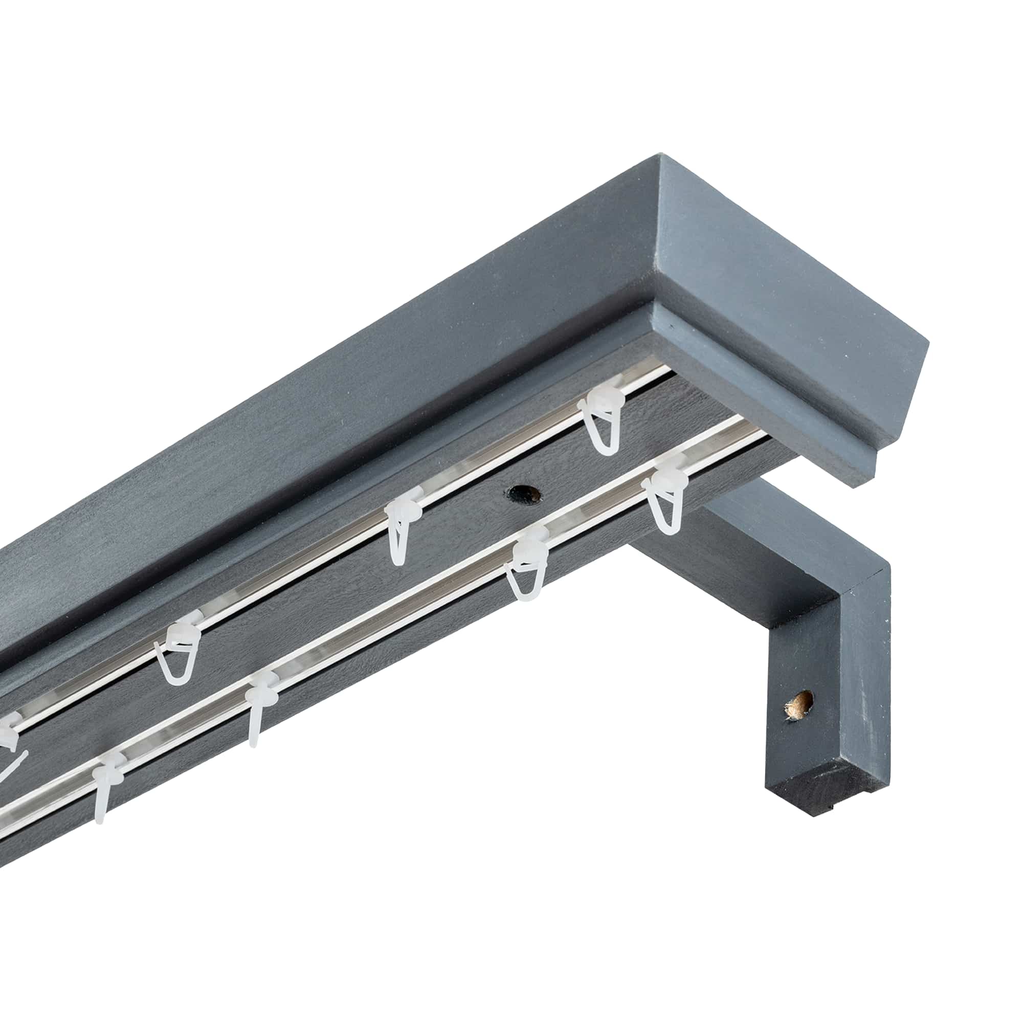 Konik kétsoros fa előlapos sín gri_antracit Konik kétsoros fa előlapos sín Gri_antracit