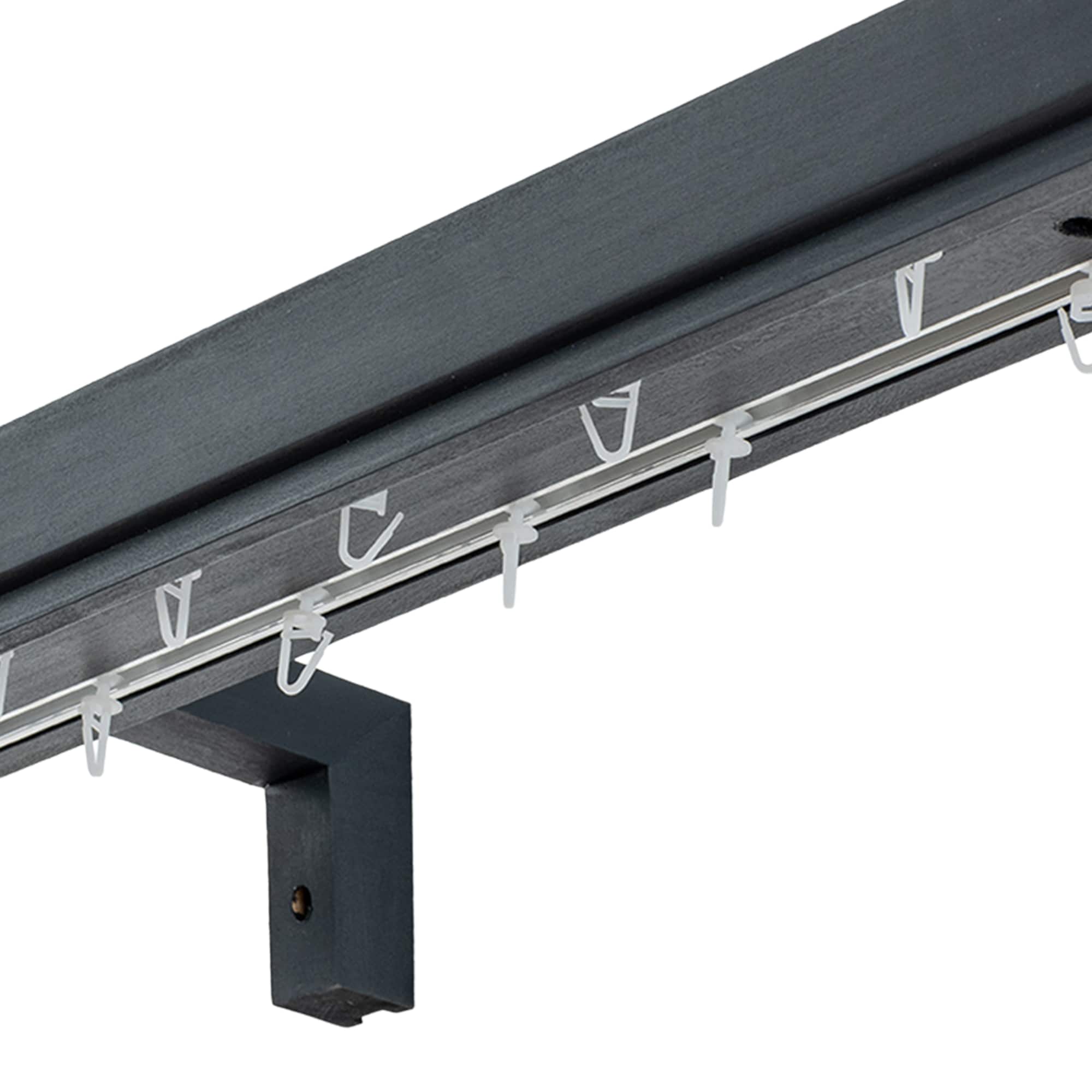 Konik kétsoros fa előlapos sín gri_antracit Konik kétsoros fa előlapos sín Gri_antracit