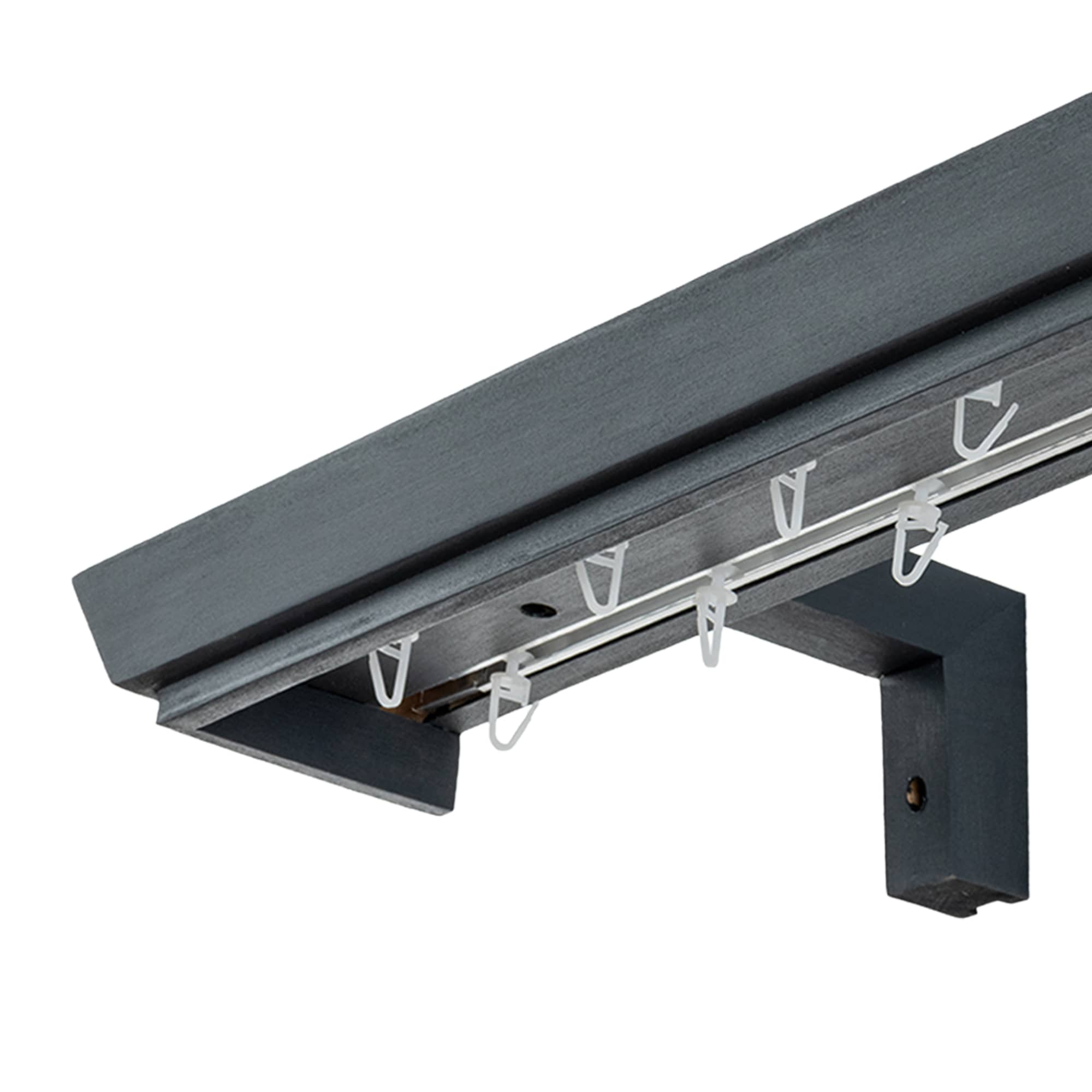 Konik kétsoros fa előlapos sín gri_antracit Konik kétsoros fa előlapos sín Gri_antracit