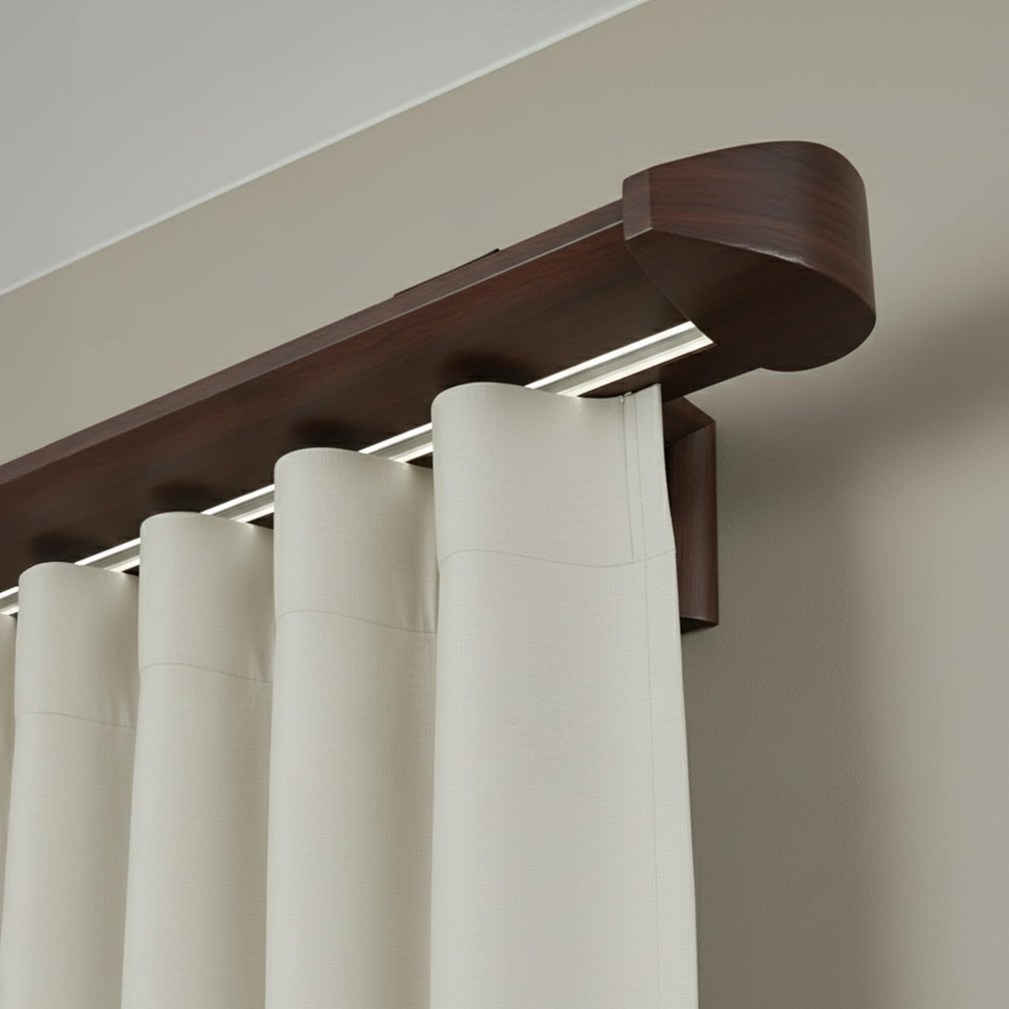 Prémium egysoros fa karnis, falra vagy mennyezetre, alumíniumsínnel Siena nuc Prémium egysoros fa karnis, falra vagy mennyezetre, alumíniumsínnel Siena Dió