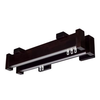 Dália két alumíniumsínes profilkarnis - Alumínium sínnel ellátott függönykarnisok oldalfalra