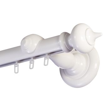 Stella egy alumíniumsínes fa rúdkarnis