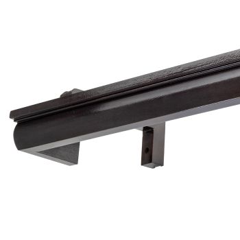 Firenze kétsoros fa előlapos sín - Függönykarnisok mennyezeti vagy oldalfali sínekkel