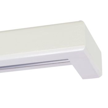 Négyzet kétsoros fa előlapos sín