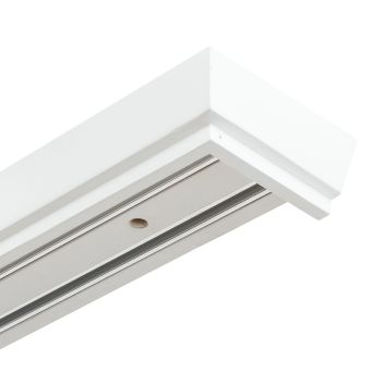 Konik kétsoros fa előlapos sín