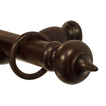 Stella egyrudas fa karnis - 35 mm-es fa függöny- és drapéria rúdkarnisok