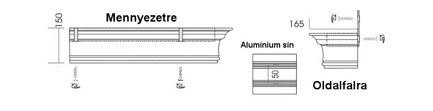 Filip fa előlapos függönykarnis